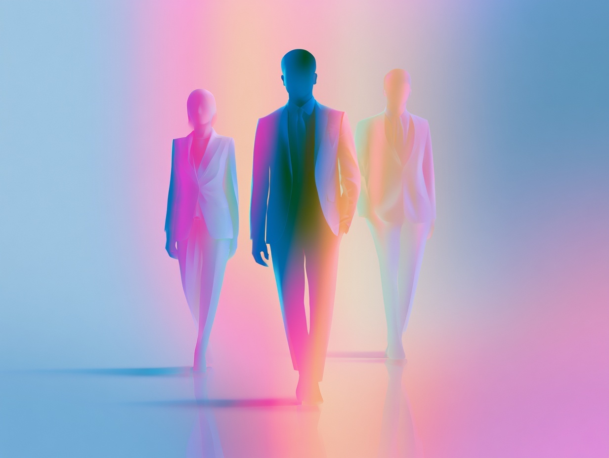 Surreal High Fashion Portraits with Soft Blending Colors
