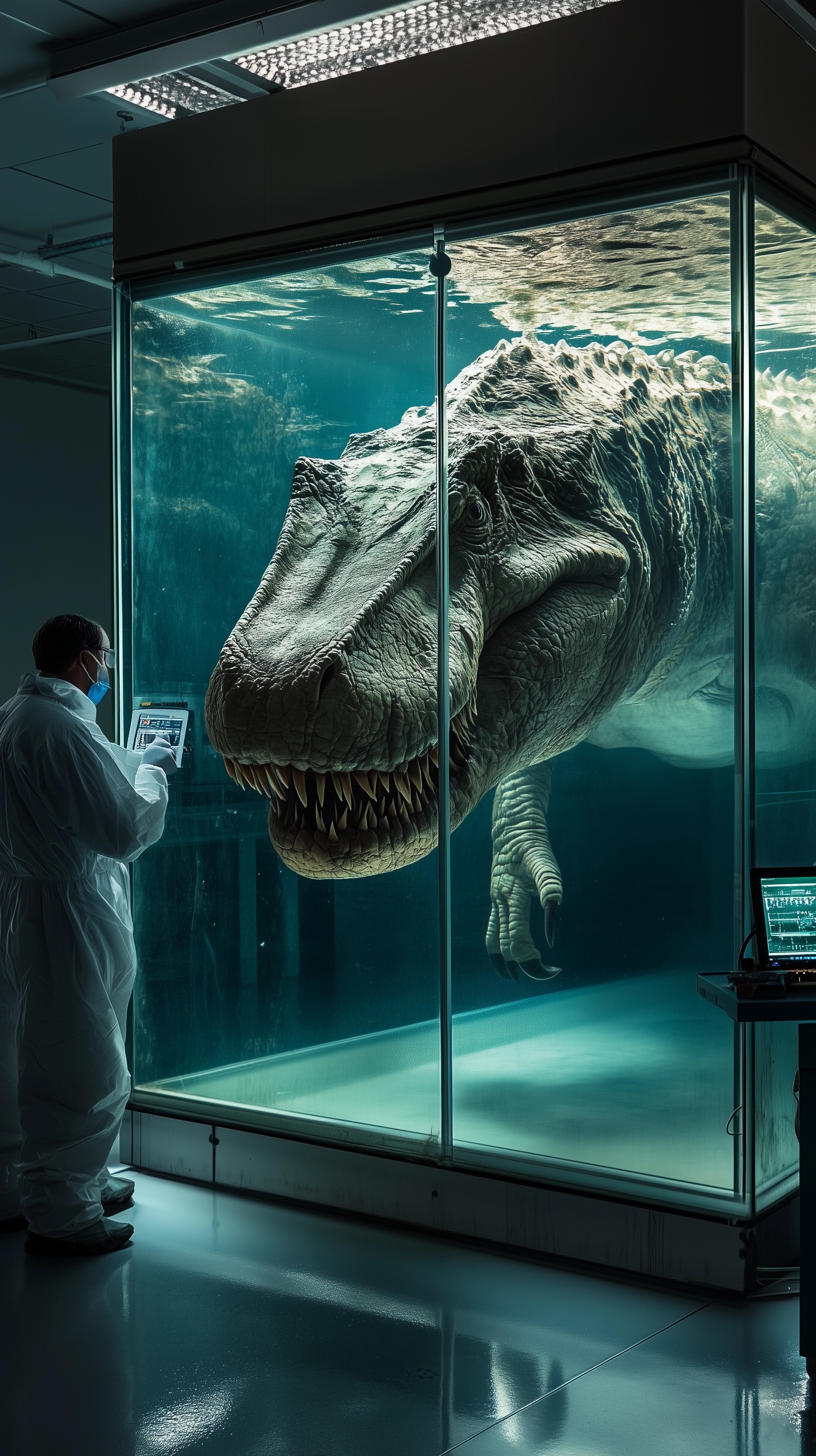 Inside a High-Tech Lab: The Sarcosuchus Revealed