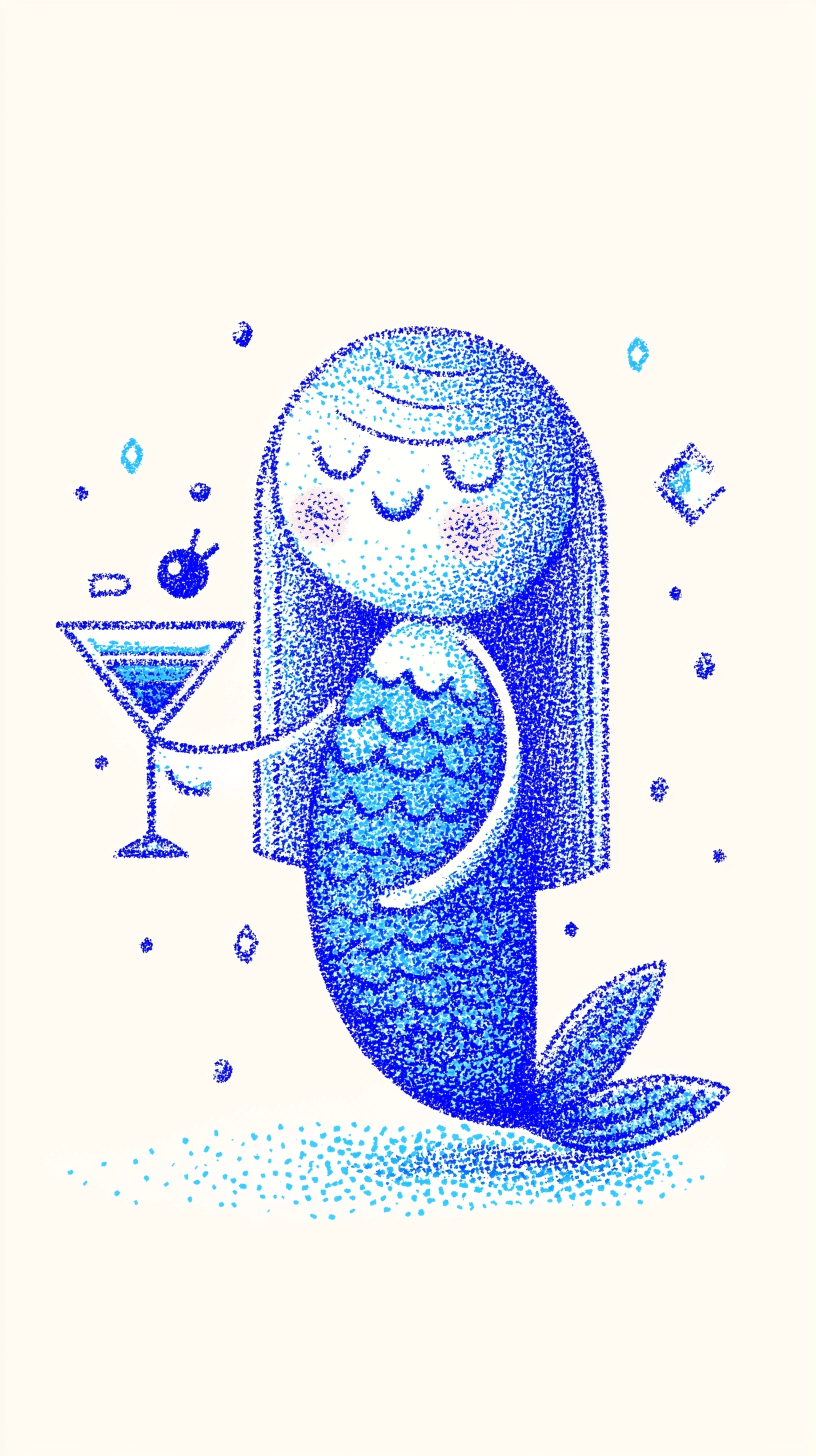 Vintage Mermaid T-Shirt Design: Retro Charm