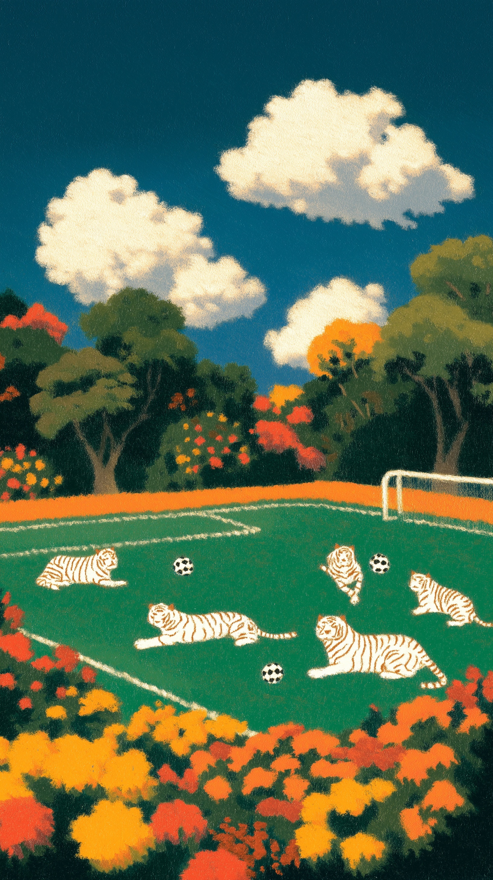 Tigers on the Pitch: A Wild Soccer Encounter