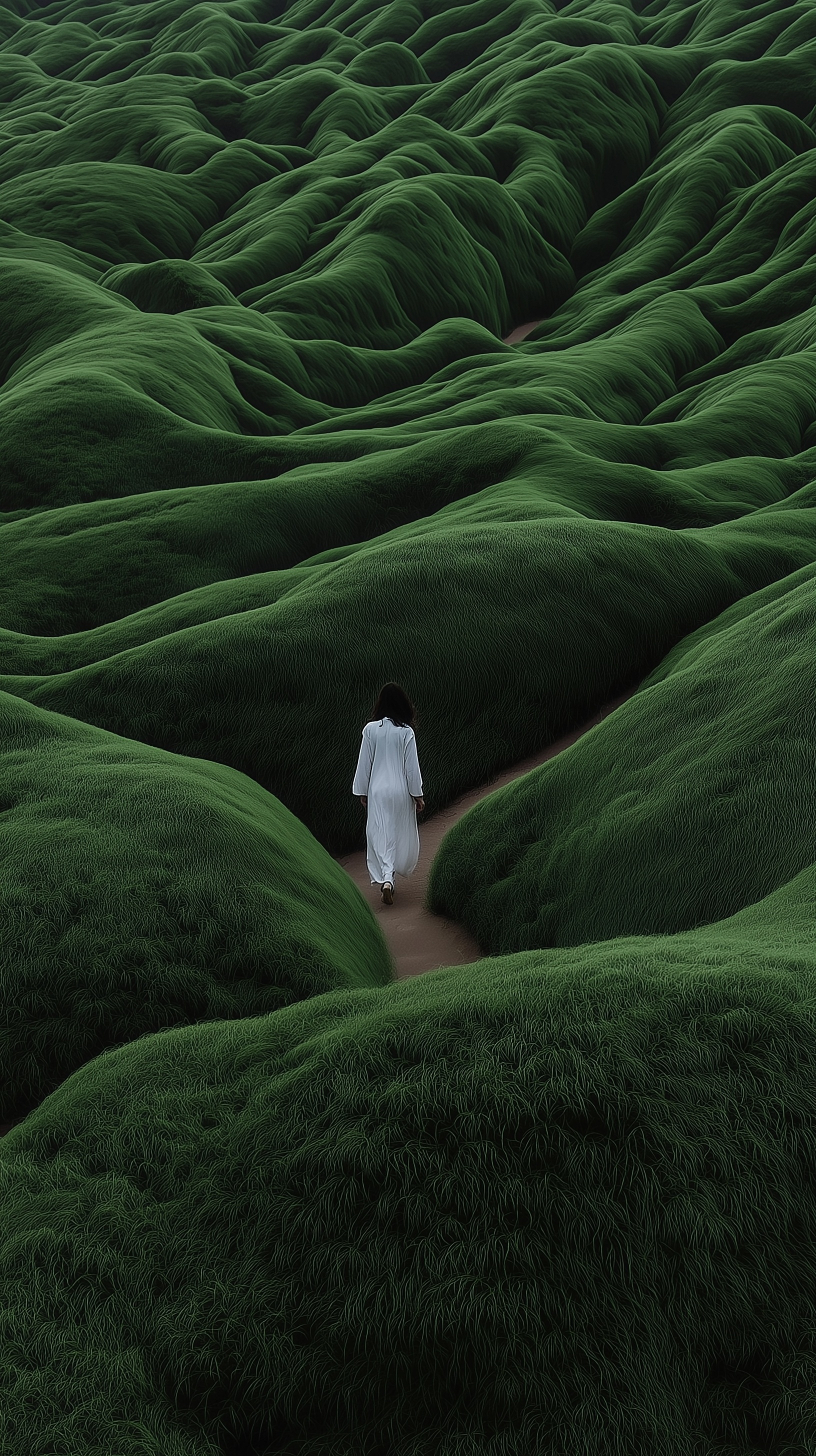 Hyper-Realistic Brunette in Japanese Attire