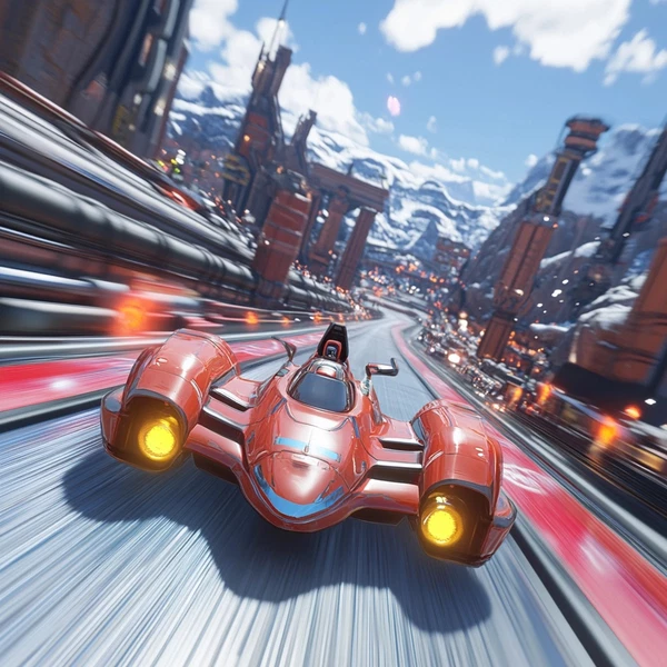 Innovative Race Track Inspired by F-Zero X+