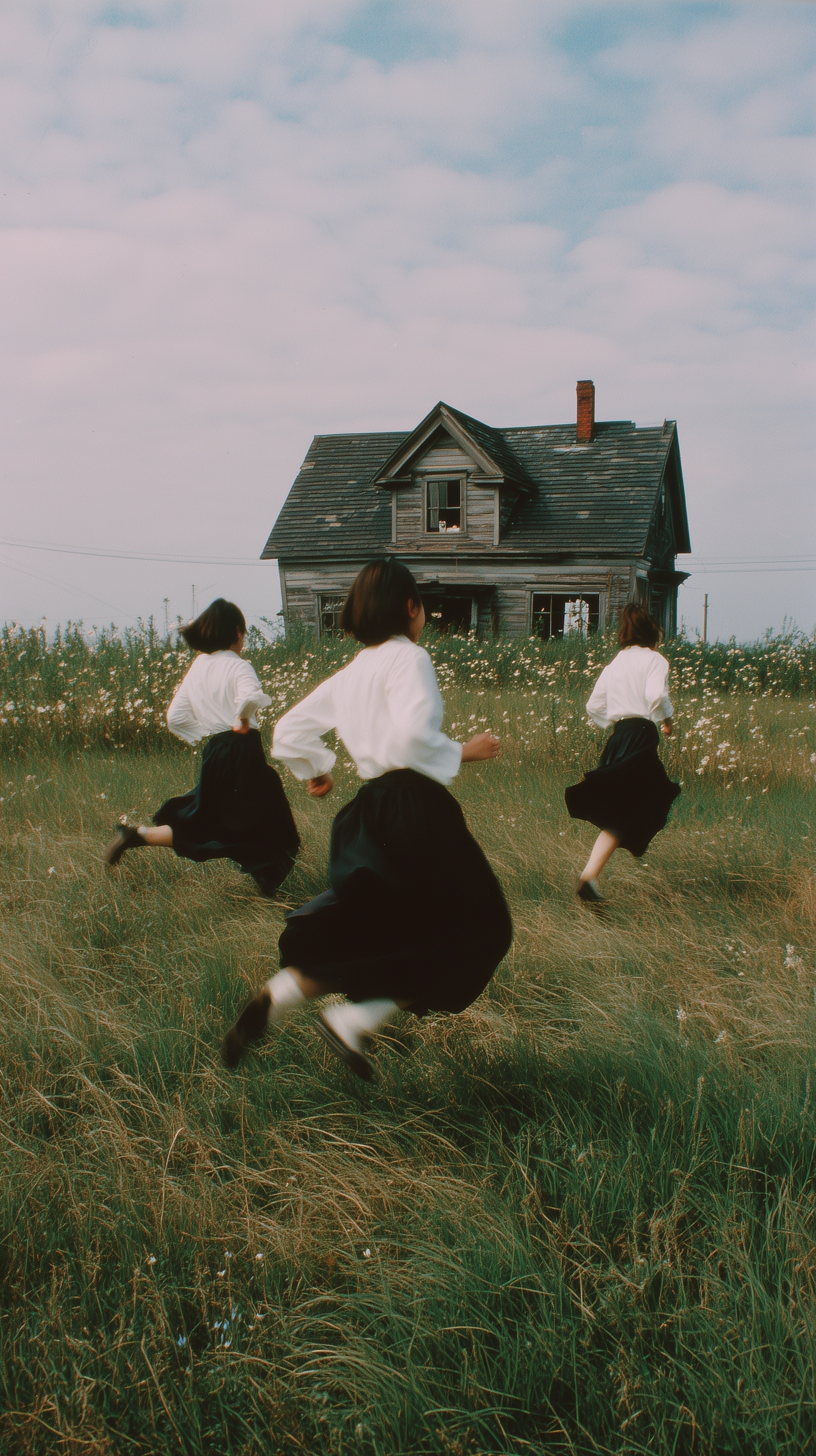 Graceful Dance: Young Women in Nature's Embrace