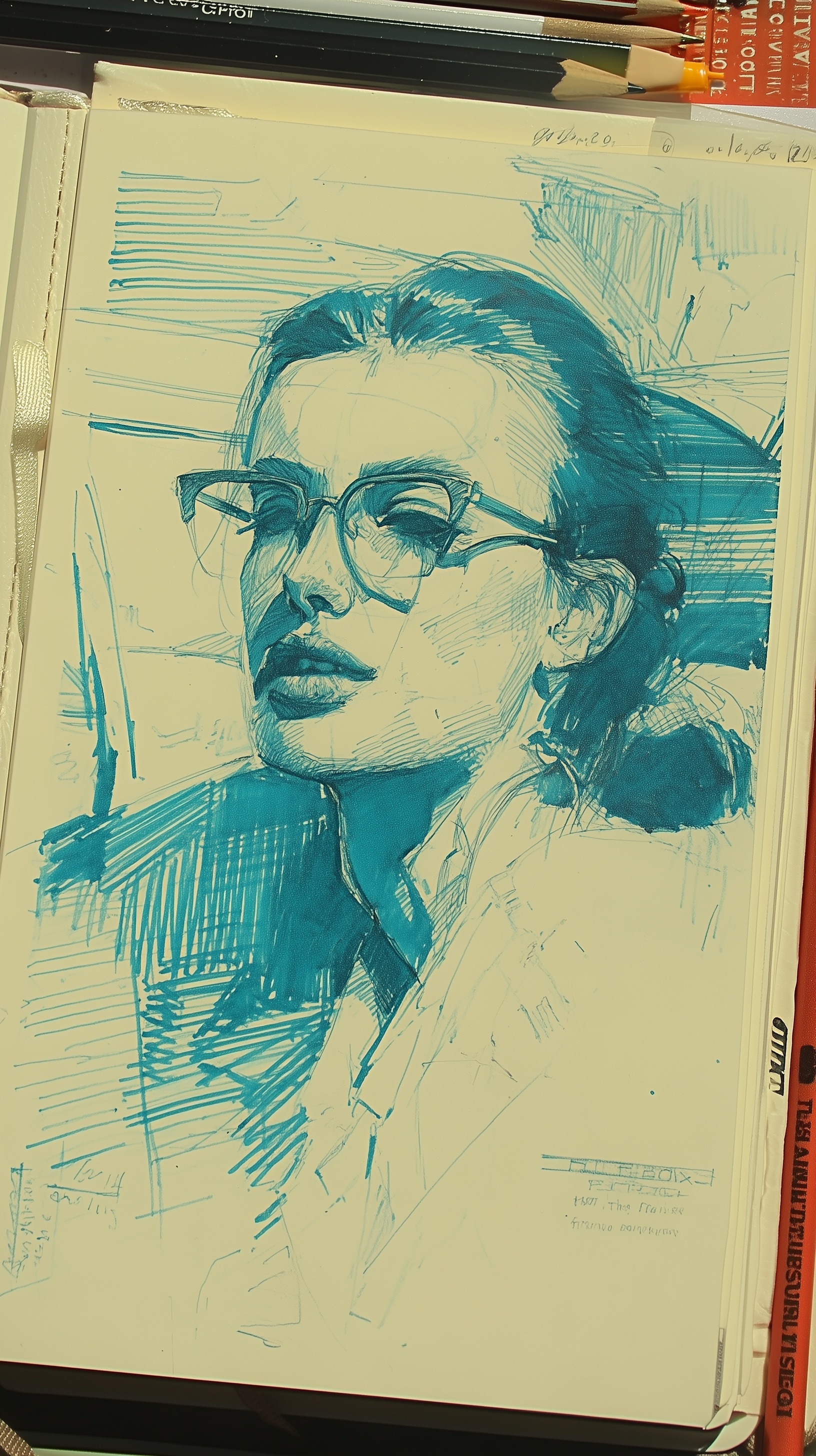 Artist's Tools: Unique Sketches and Creative Process