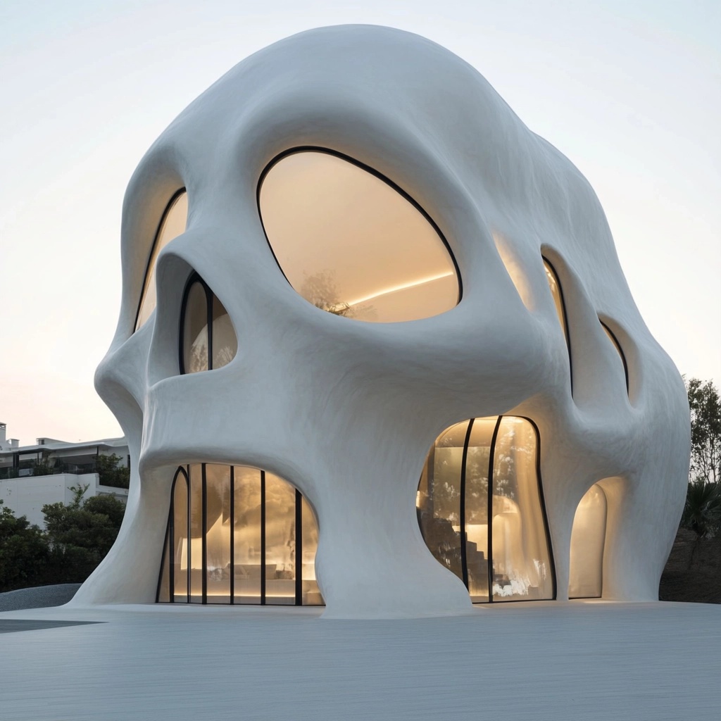 Experience the Unique Skull-Shaped Villa Today