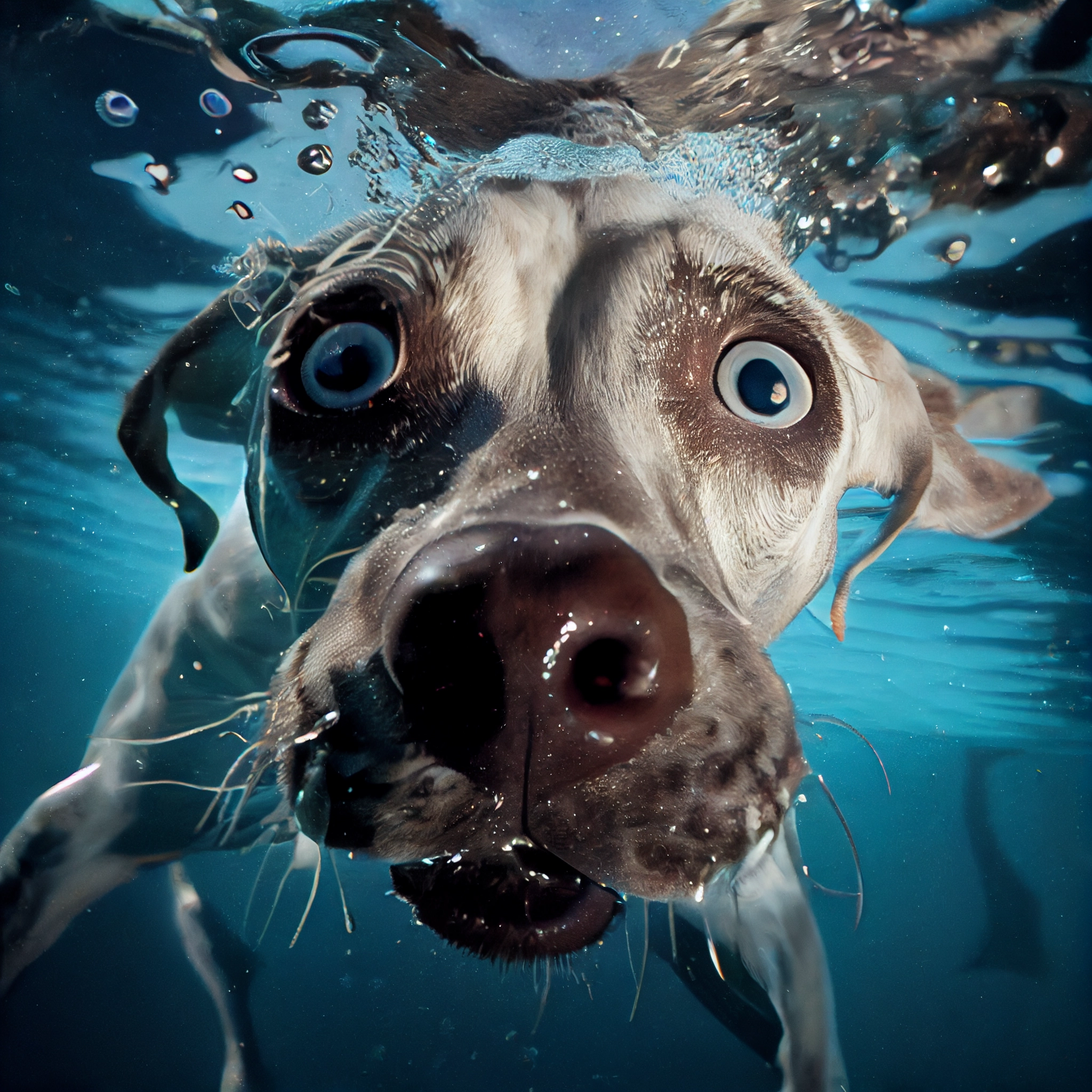 Stunning Underwater Dog Photo by Annie Liebowitz