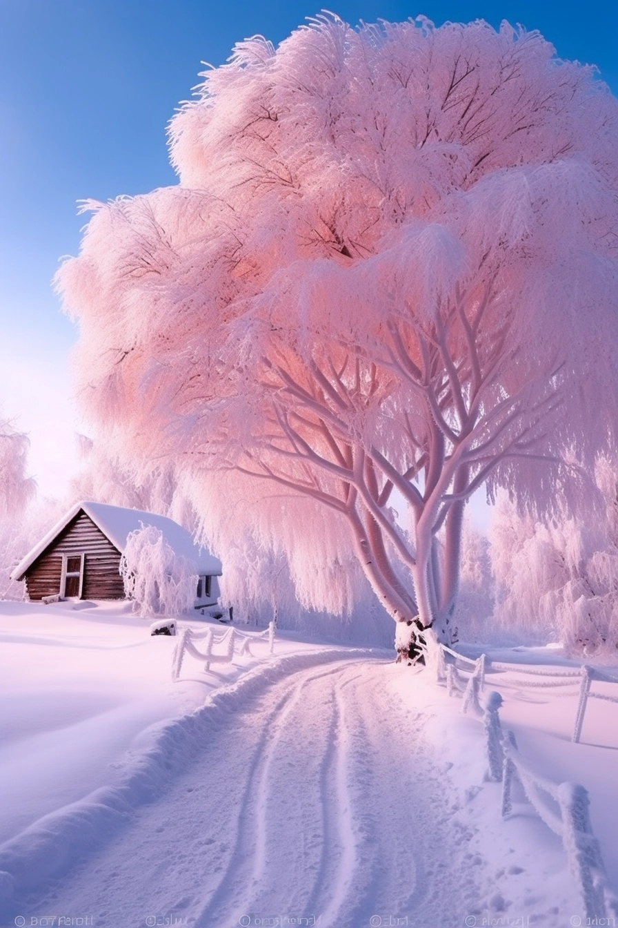 Winter Wonderland: Snow Road, Cozy House, Love Tree, and More!