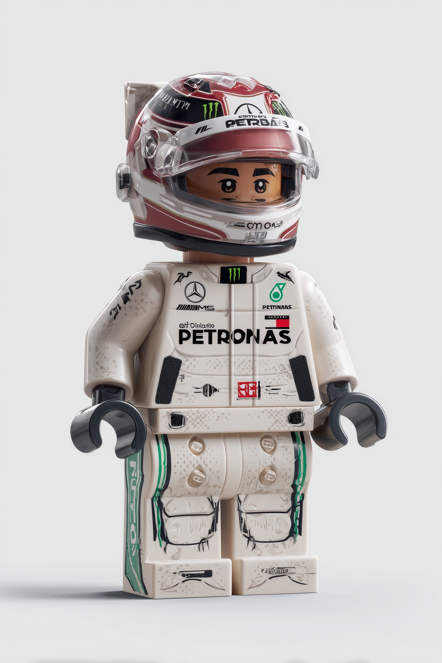 LEGO F1 Character: Lewis Hamilton Mercedes Team Gear