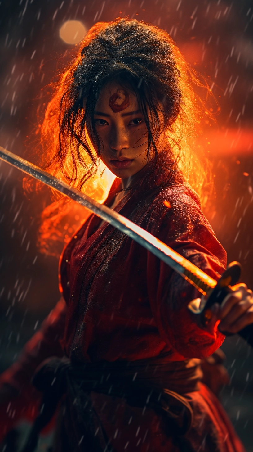 Katana-wielding girl: Unleash her power