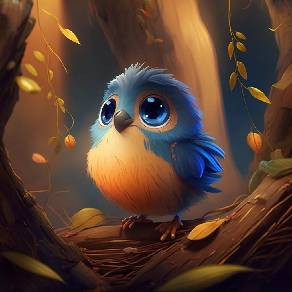 Meet Pip: The Adorable Bird in the Forest