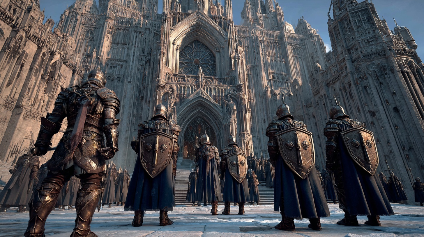 Epic Gondor Knights at Minas Tirith Gates
