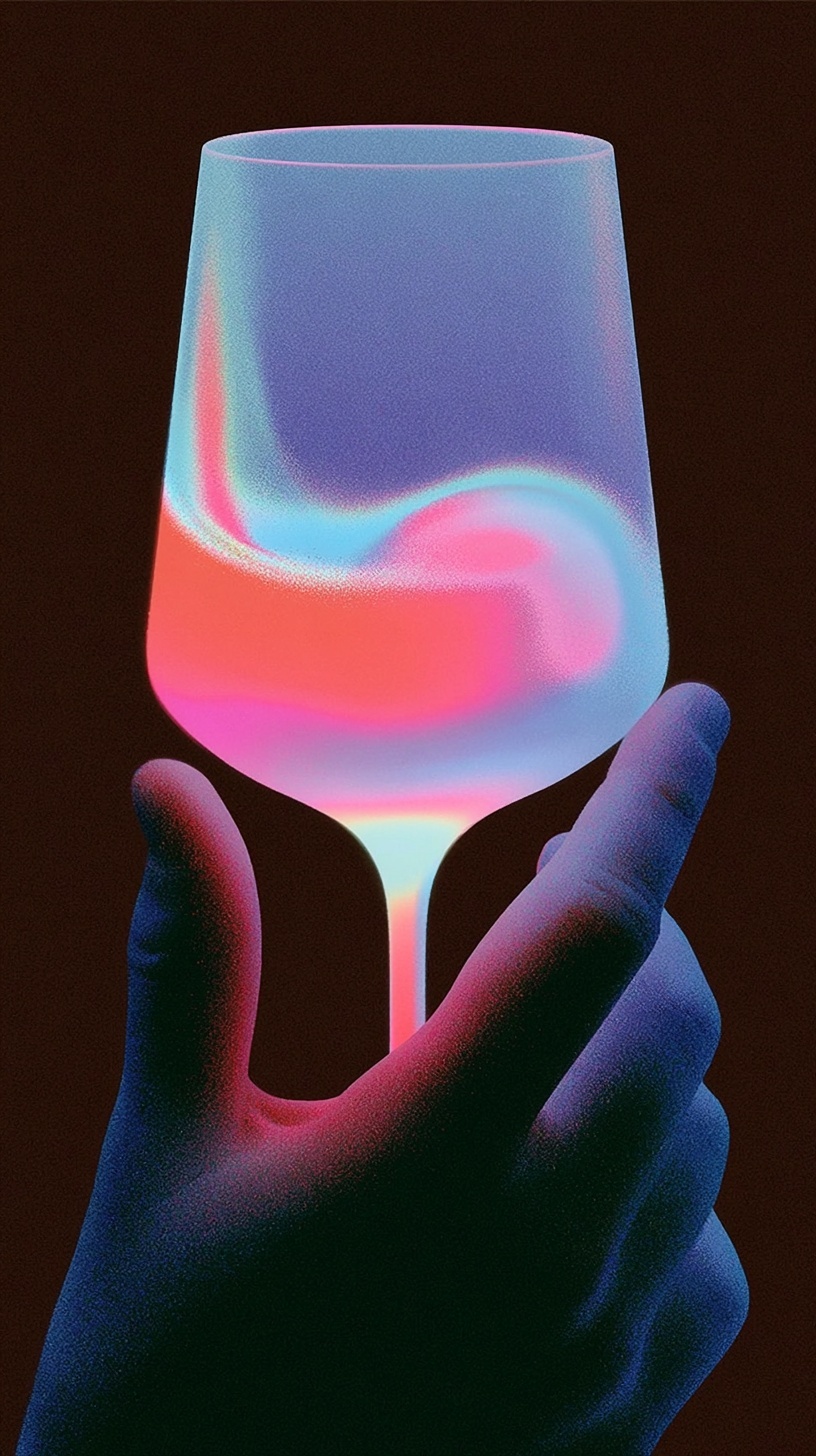 Elegant Wine Glass Animation for Sophisticated Vibes