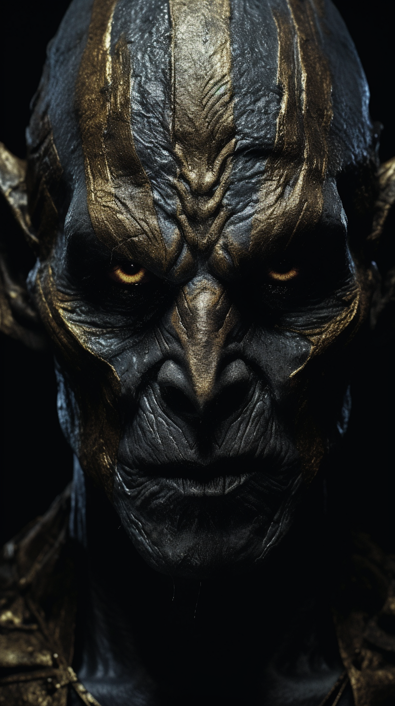 Goblin Academia: Mesmerizing Half-Orc Portraits in 32k UHD