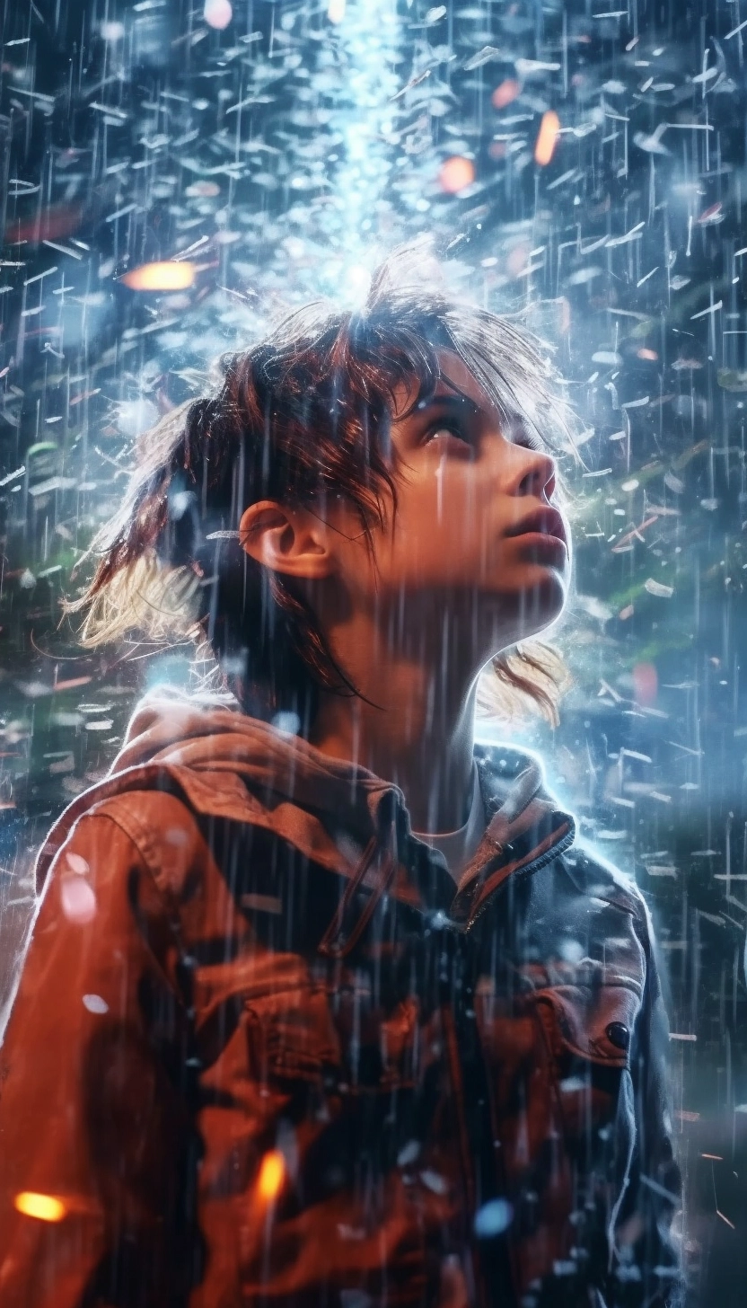 Rainy Memories: Photorealistic Cinematic Lighting