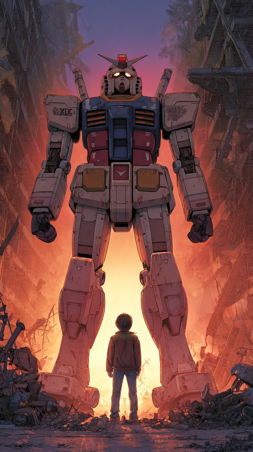 Epic Gundam Ruins: A Child’s Brave Encounter