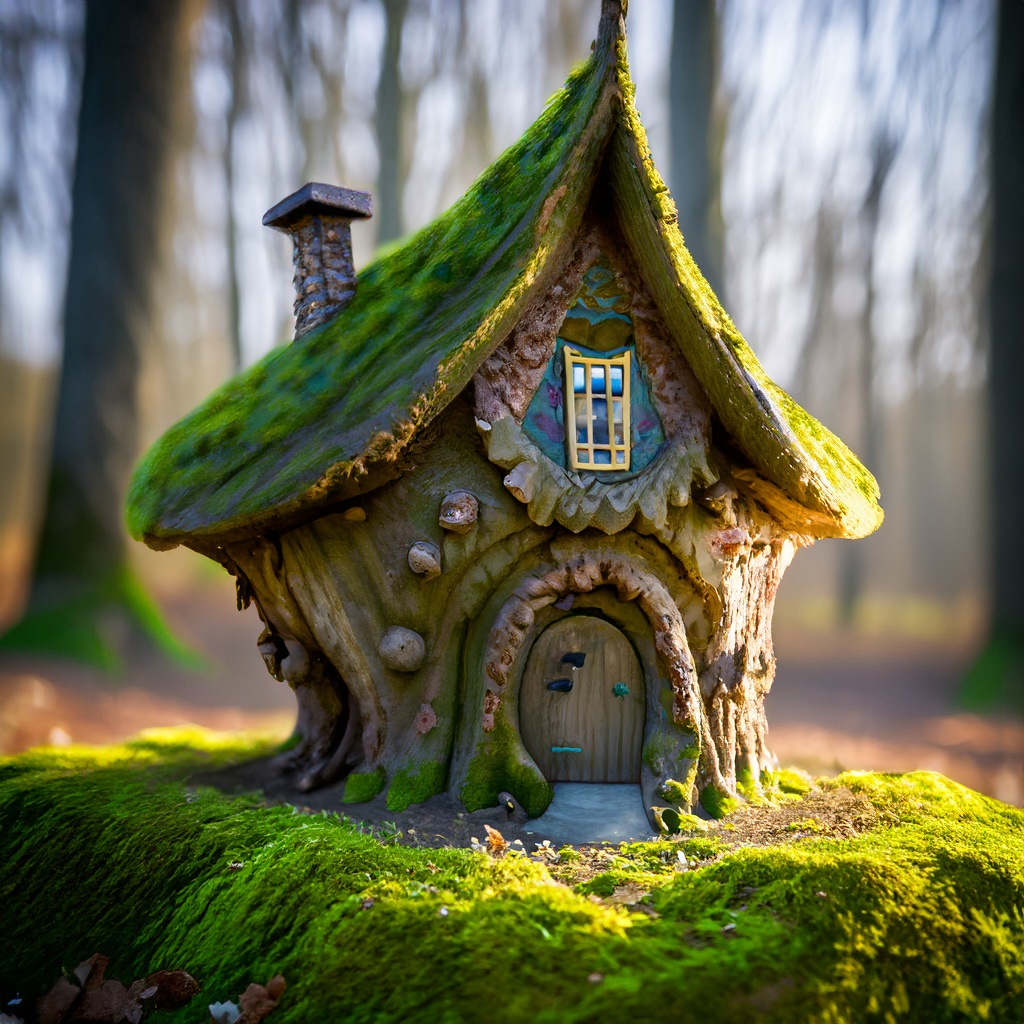 Enchanting Woodland Abode: Fairy House Retreat