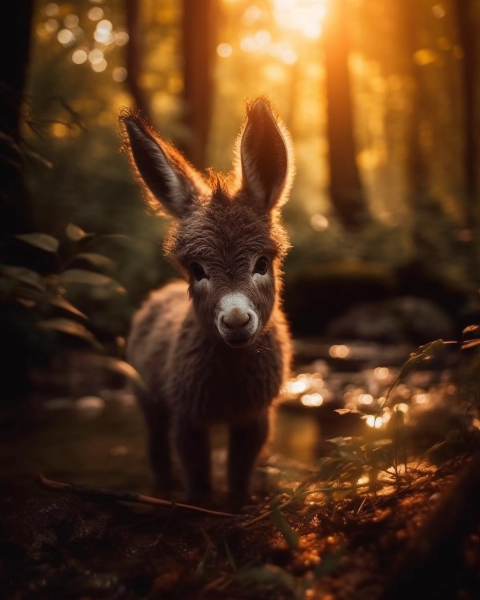 Enchanting Pygmy Donkey - Fairytale Magic