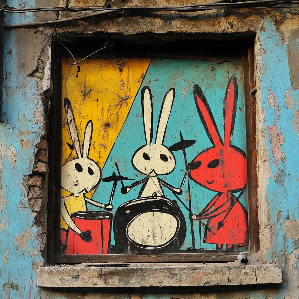 Jazz Rabbits: Groove Through the Old House Window