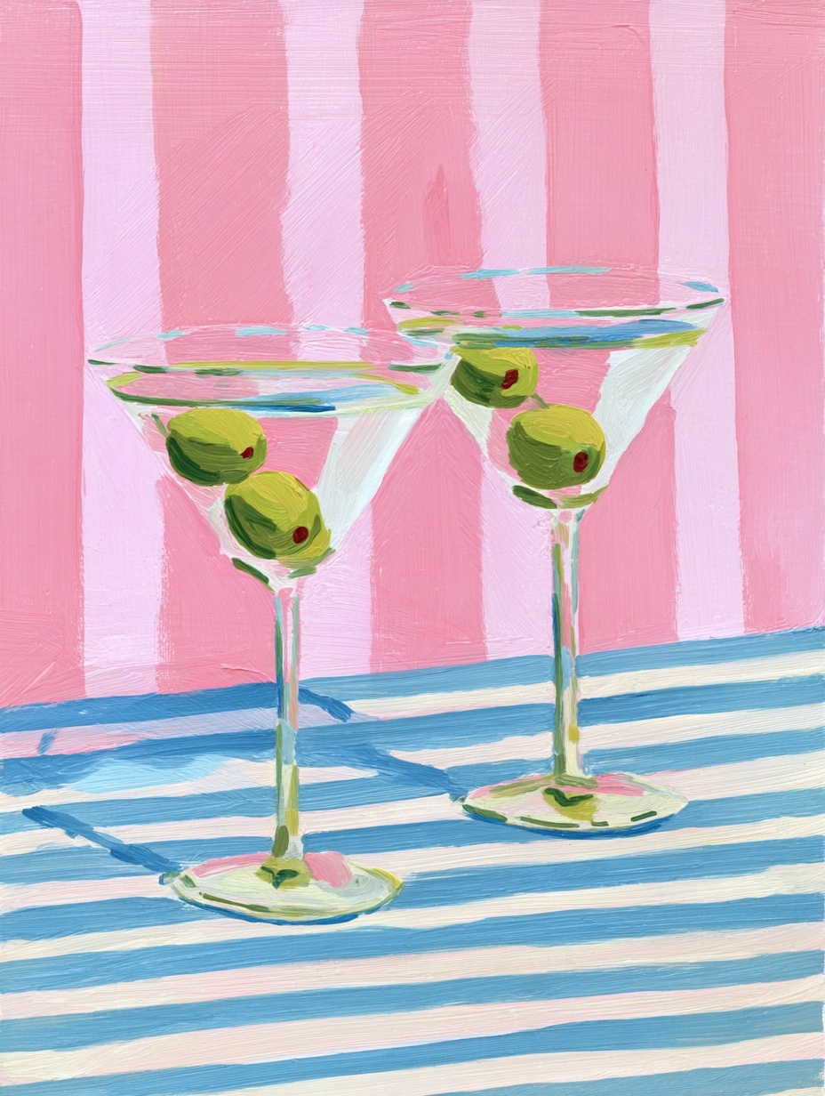 Chic Martini Moment: Sip in Style!
