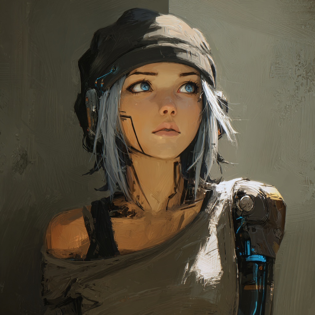 Meet the Futuristic Slavic Android Teen