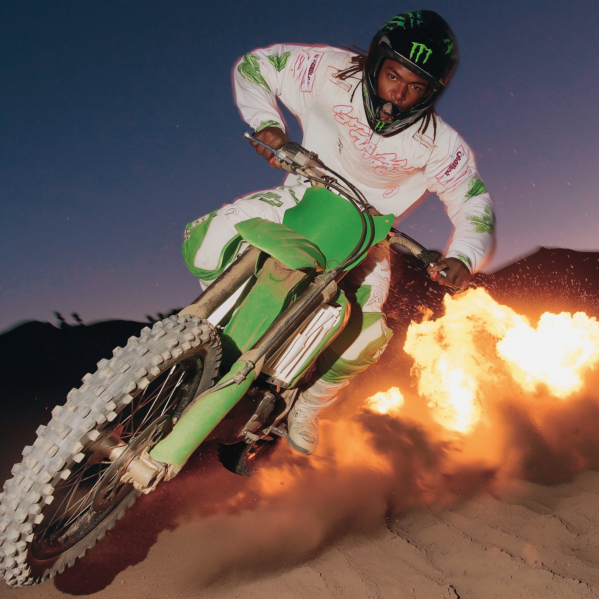 Dynamic Action: Unleash Your Style on a Motocross Bike