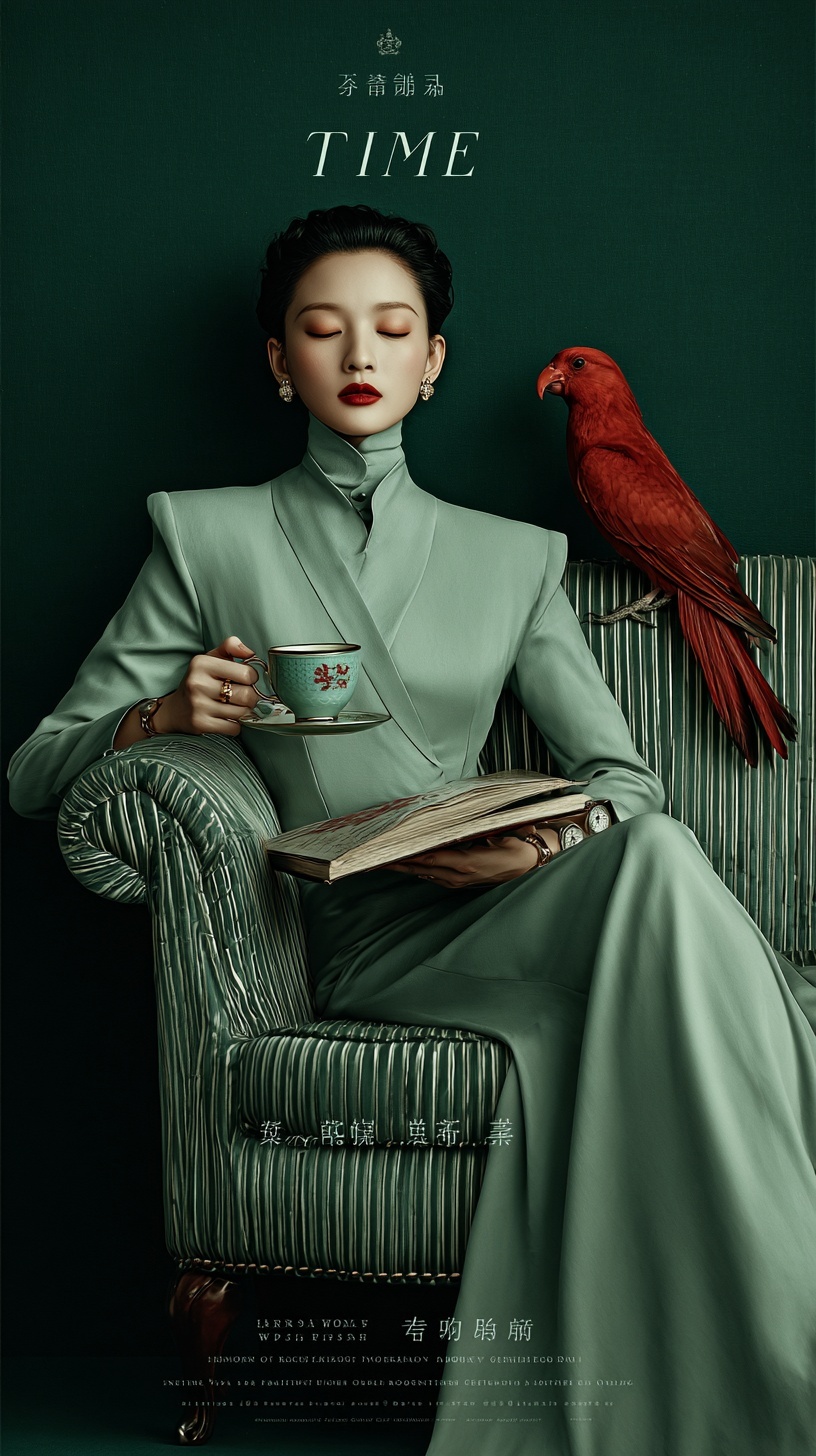 Serenity in Elegance: A Moment of Tranquility