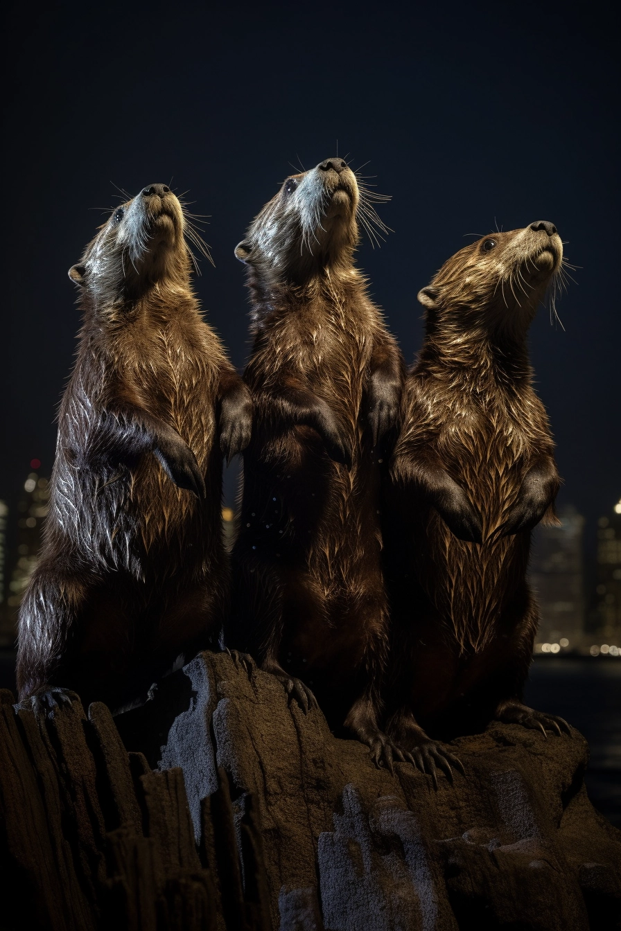 Wildlife Photo of the Year: Otters in NYC