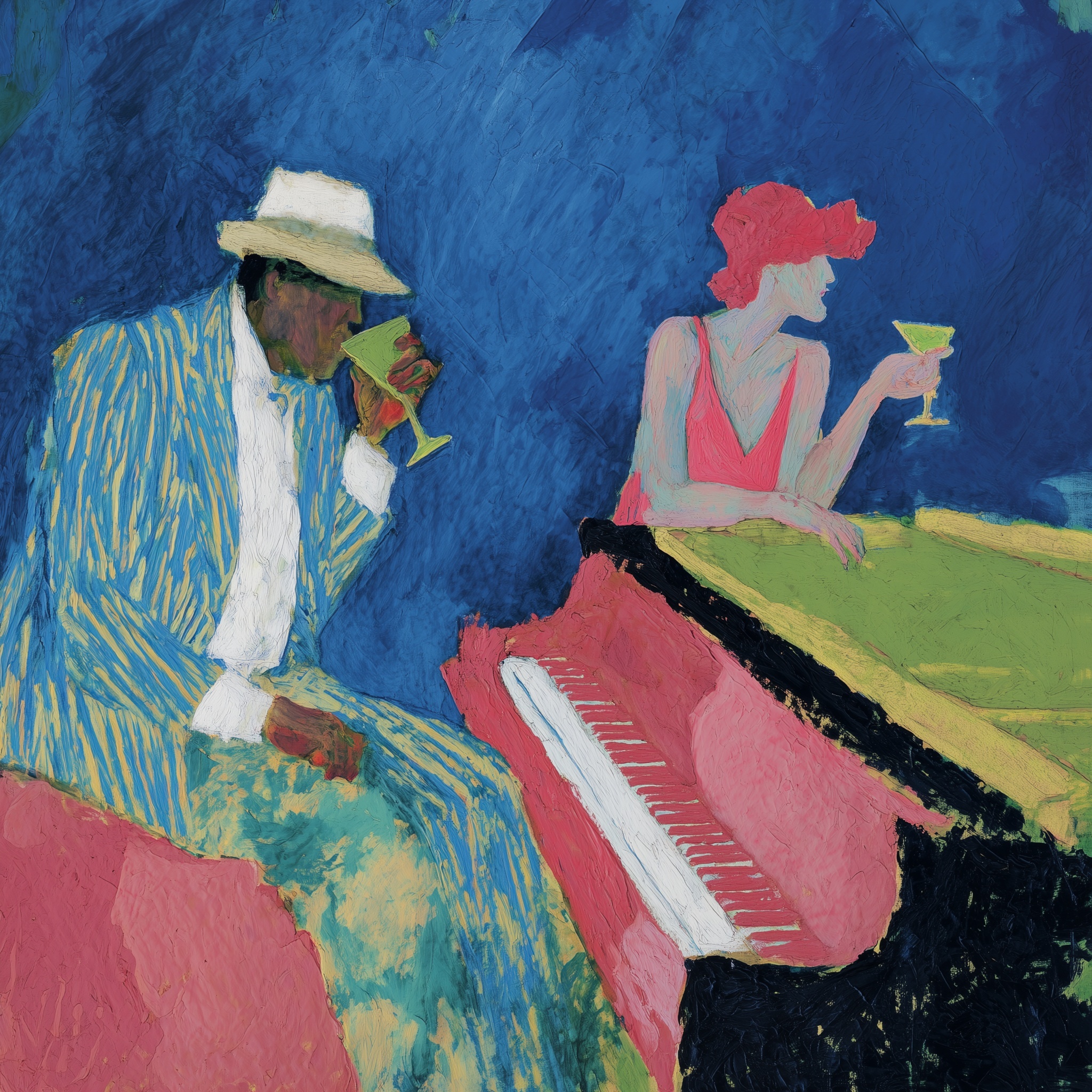 Modern Expressionist Oil Paintings for Unique Spaces