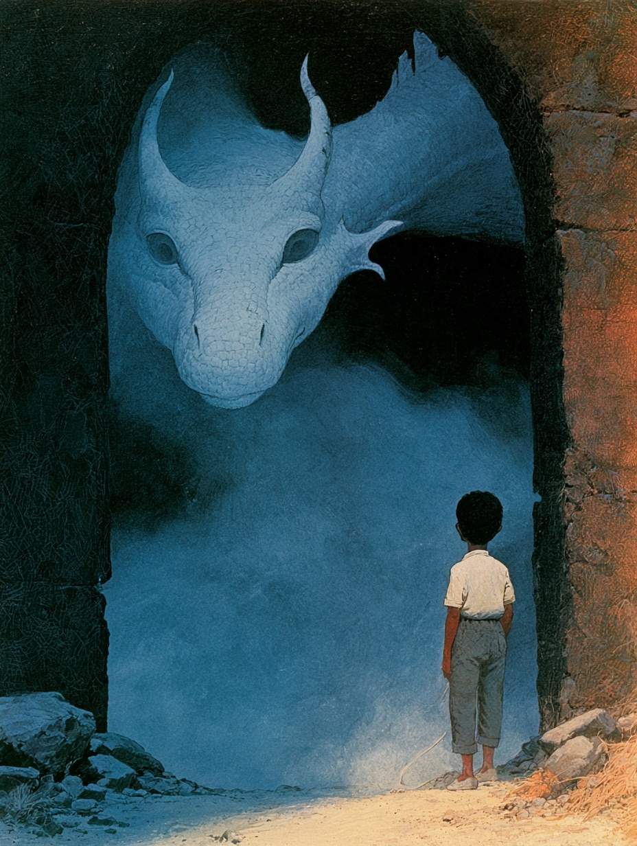 1970s Dark Fantasy: Boy Meets Wingless Dragon