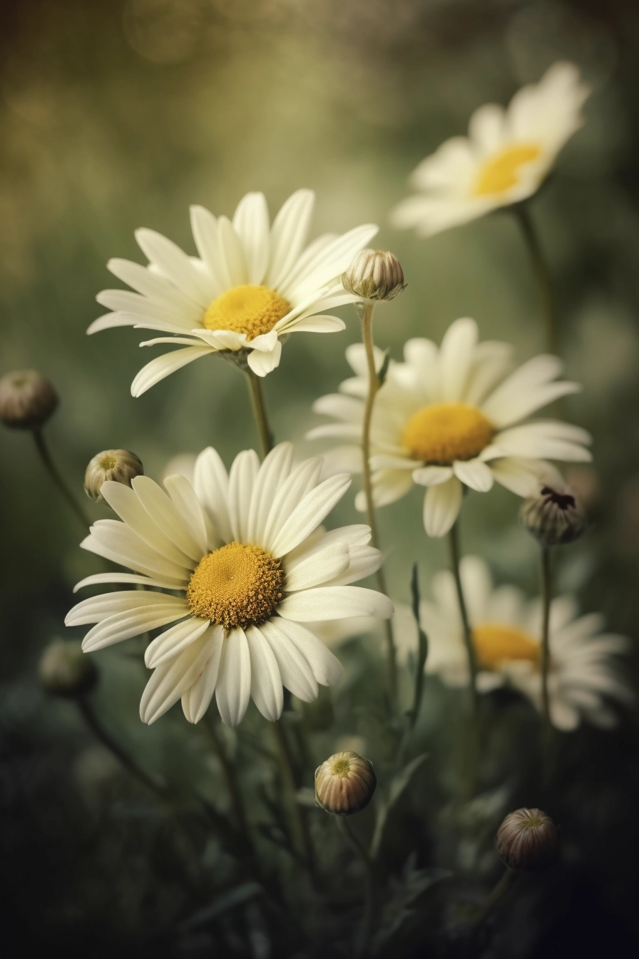 Pastel Yellow Daisies Wall Art - Innocence & Purity