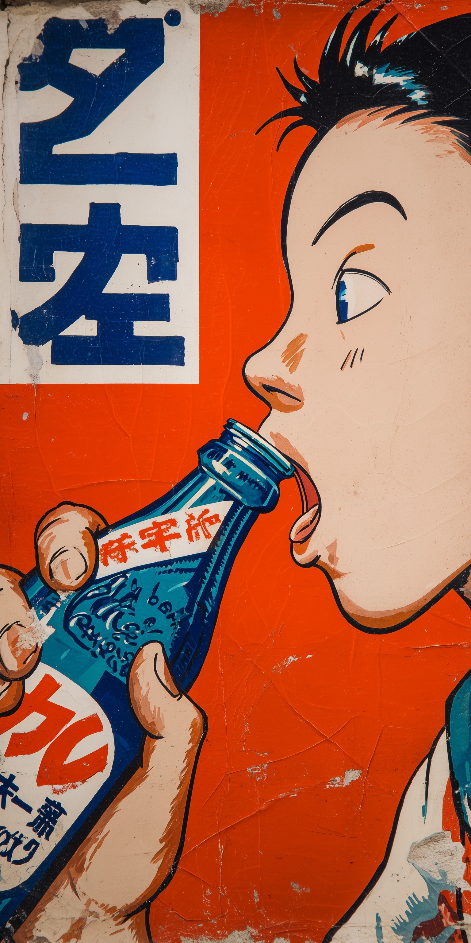 Vintage Japanese Cartoon Poster: A Stylish Revival