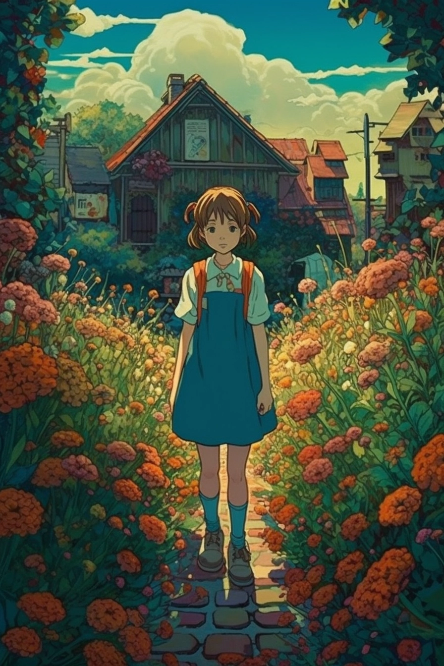 Haruhi's Delicate Garden: A Colorful Anime Masterpiece