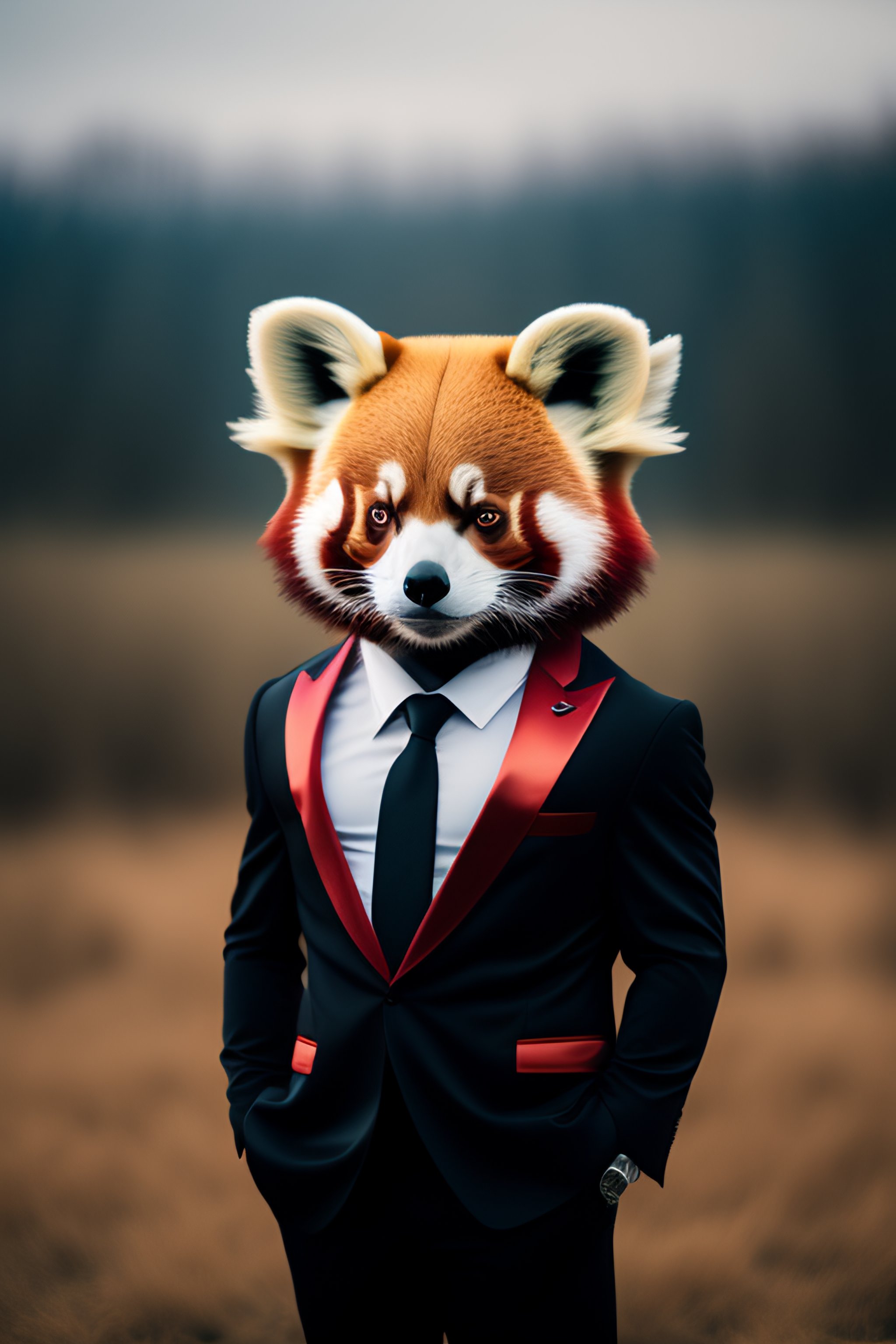 Red Panda Bodyguard: Protecting with Style