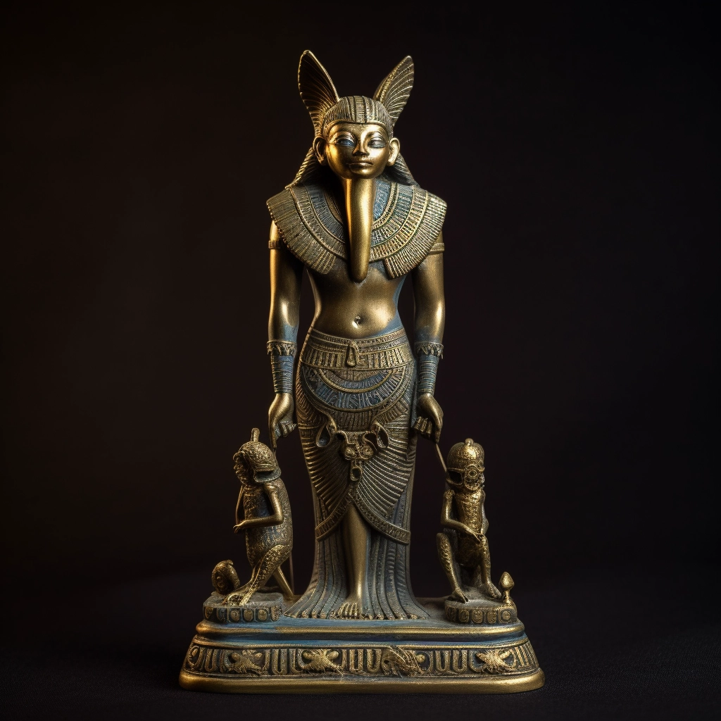 Golden Idol: Exquisite Museum-Quality Statuette