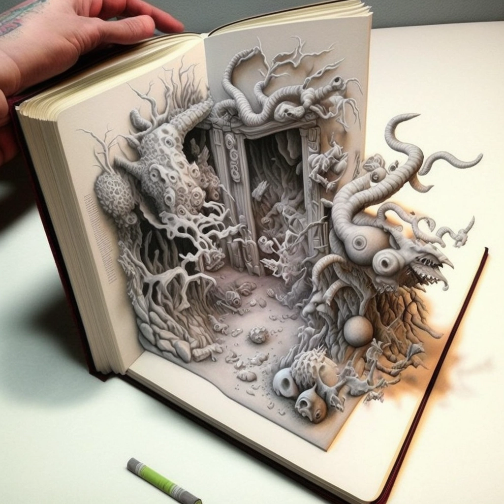 Kim Jung Gi's Plush 3D Sketchbook