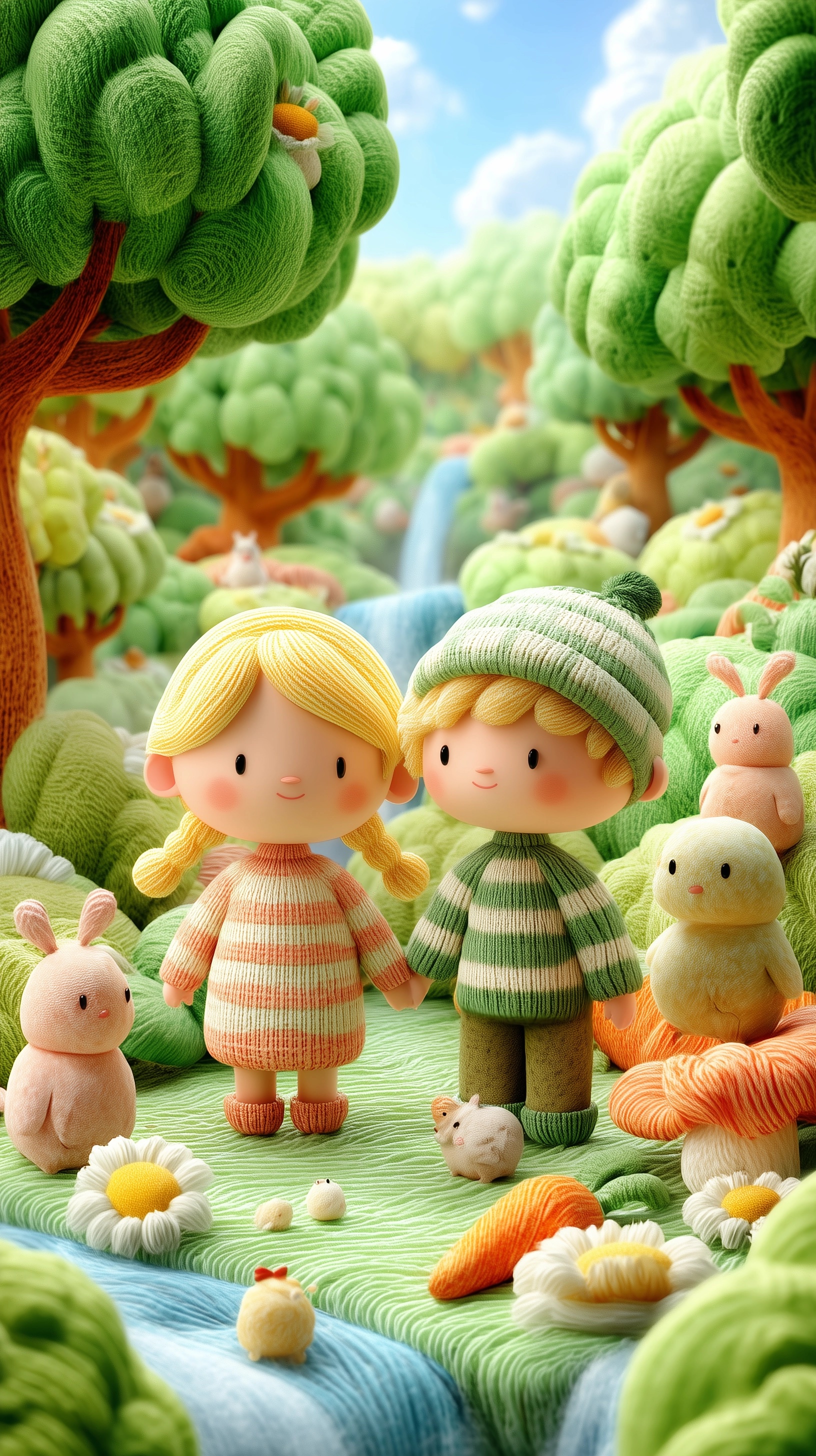 Joyful Picnic in a Colorful Park Adventure