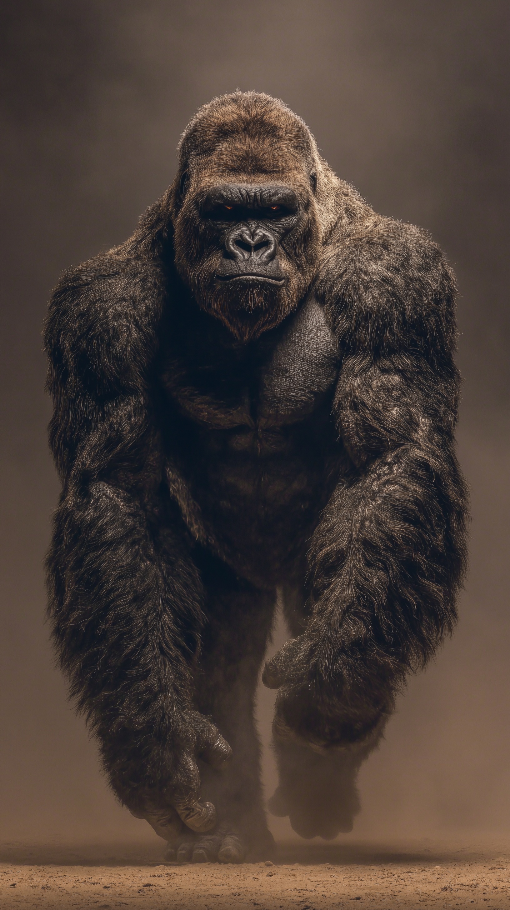 Hyper-Realistic Gorilla Walking: Stunning Visuals Await