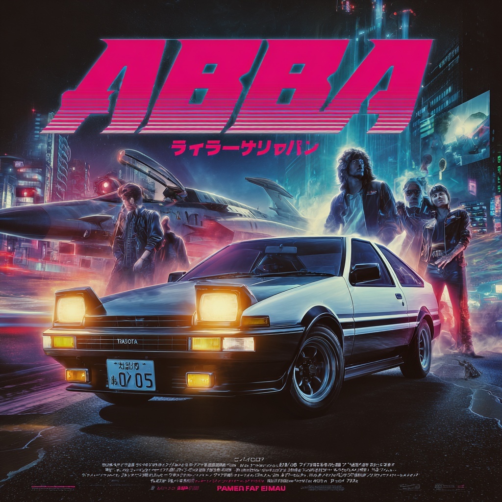 80s Action meets Synthwave: ABBA's Retro Vibes!