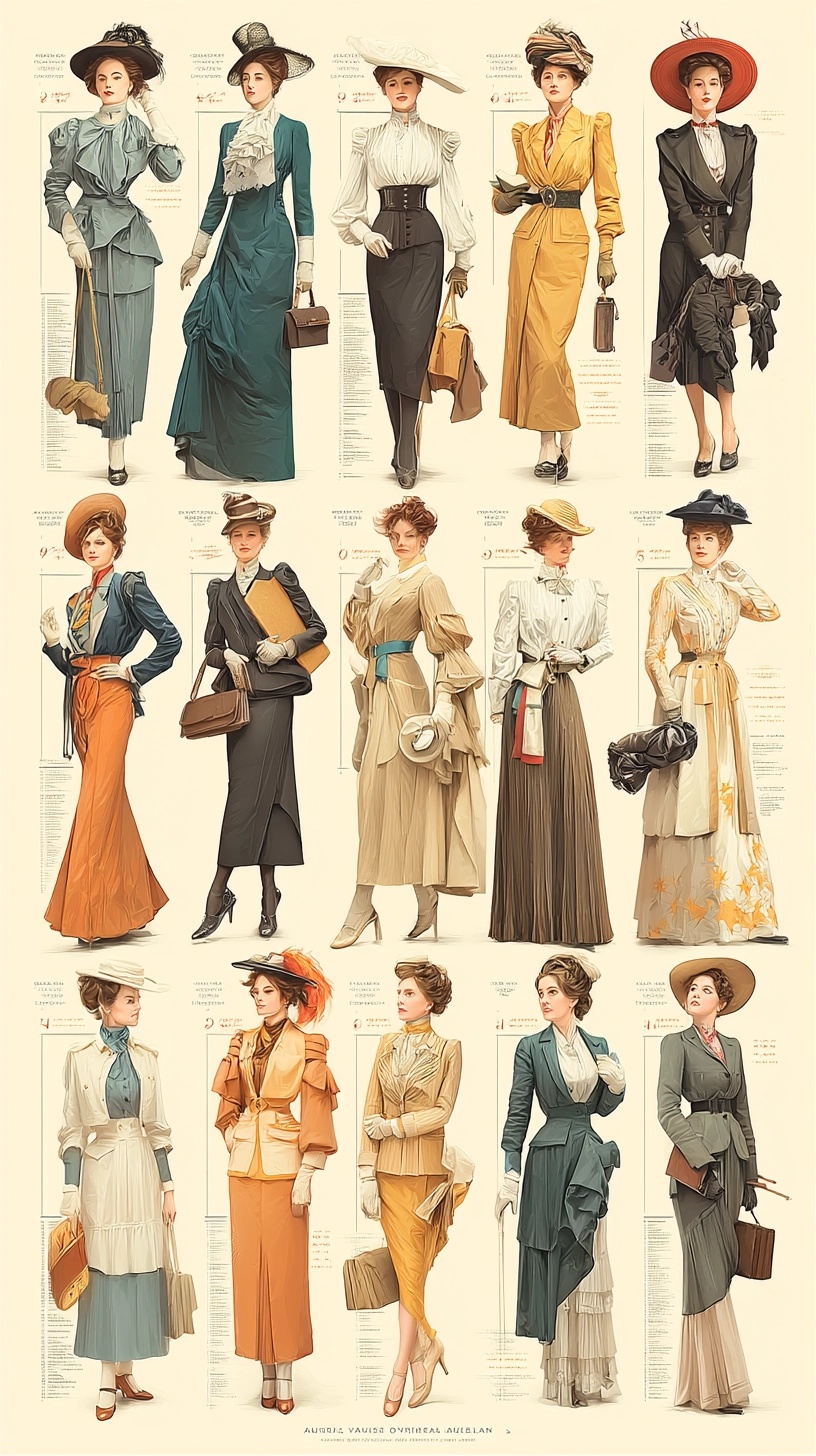 Explore Vintage American Fashion: 1900-1940