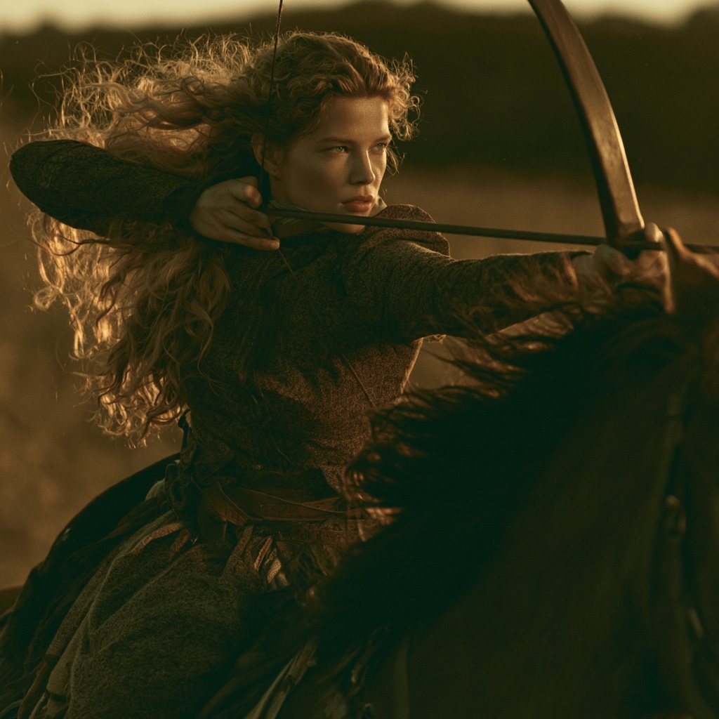 Galloping Grace: Mounted Archery in Action
