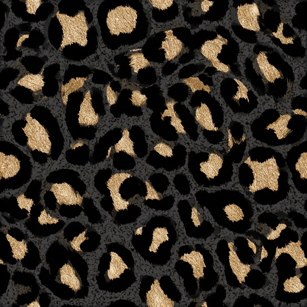 Dark Leopard Print Pattern for Bold Style