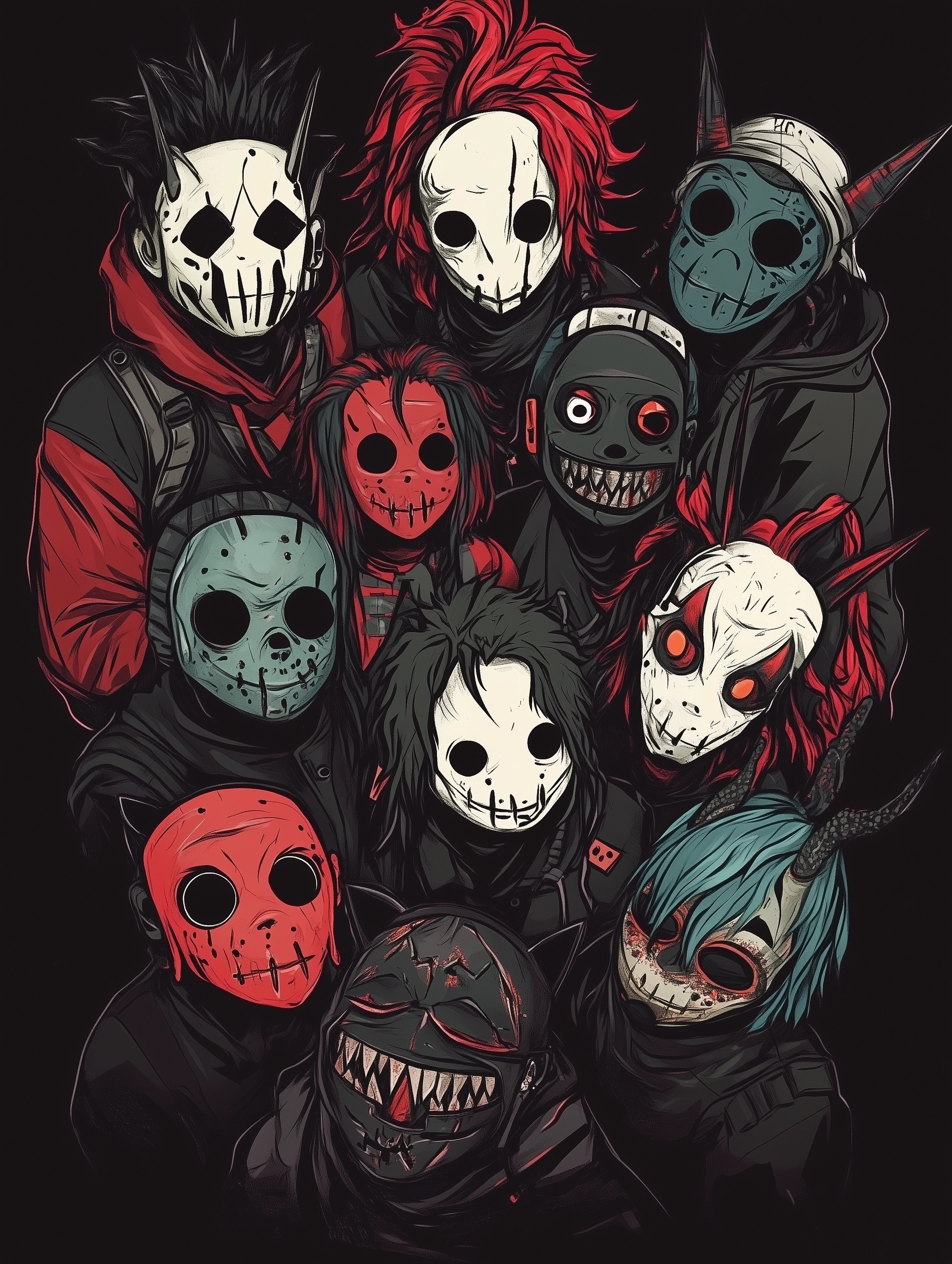 Join Slipknot's Adorable Cartoon Concert Crew!