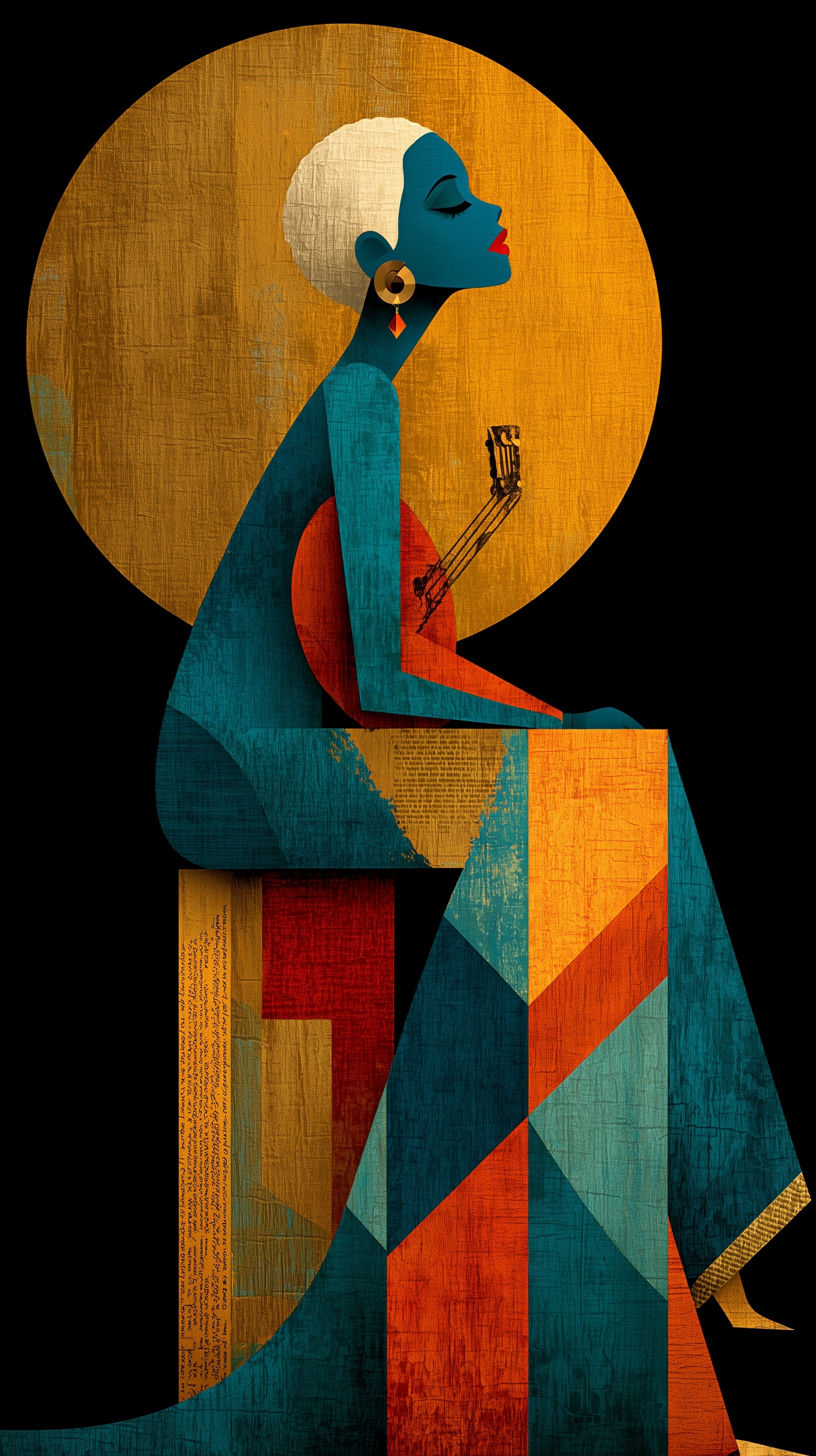 Elegant Art Deco Poster: Jazz Vibes & Style