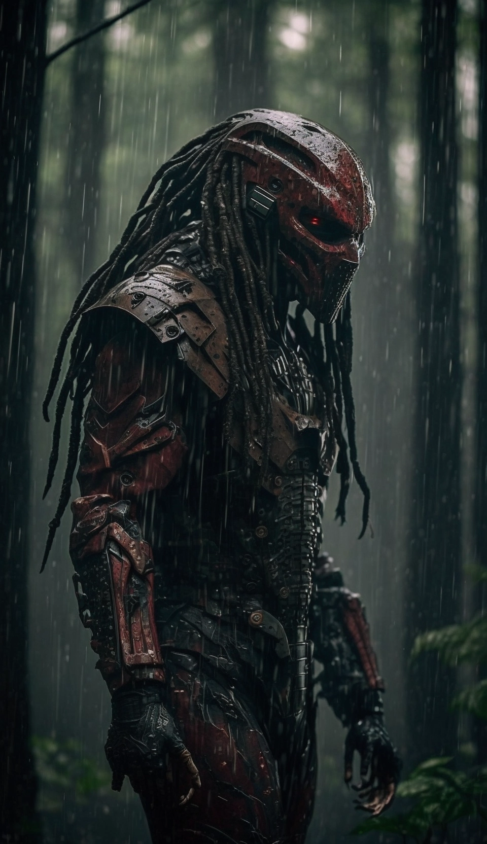 Predator: Dark Cinematic Still Shot with Surreal Detail