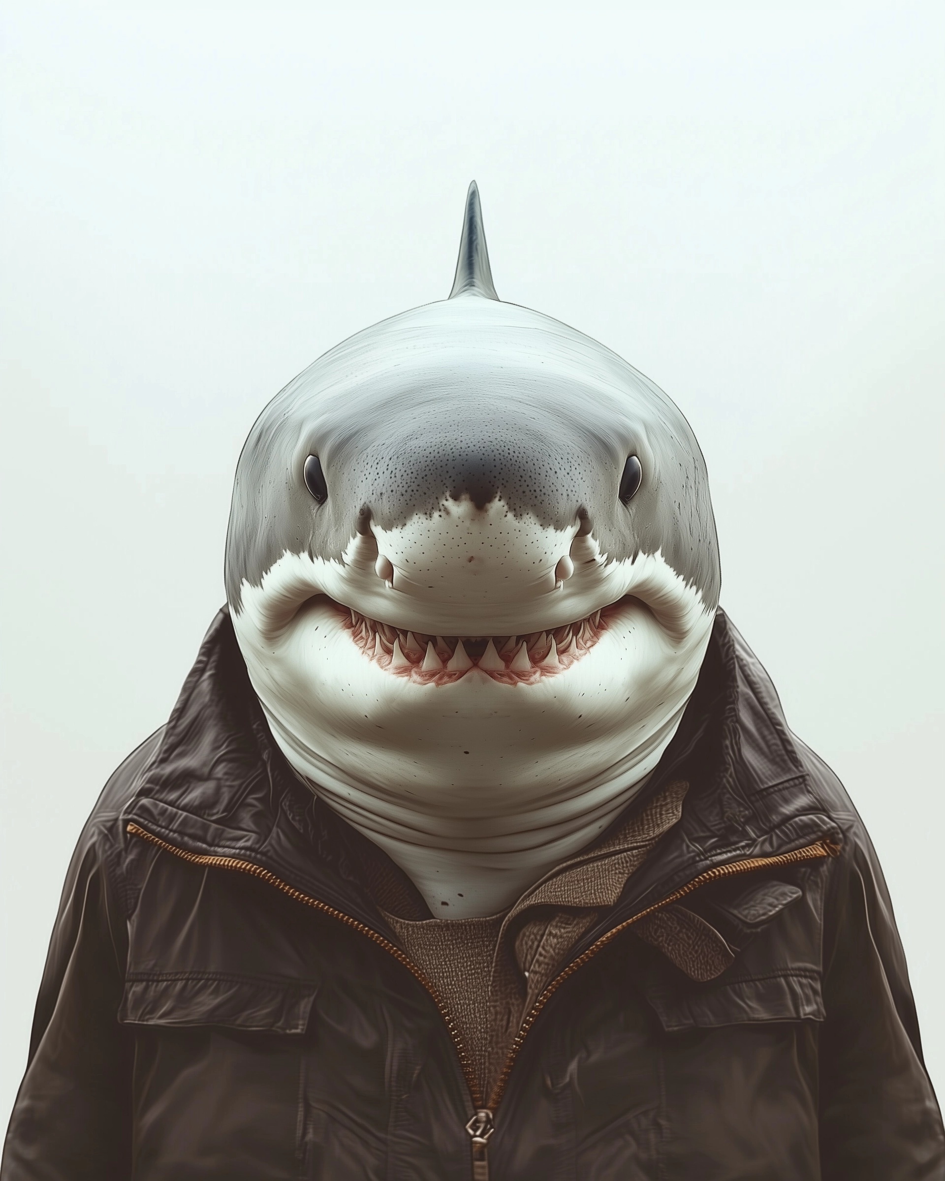 ID-Style Great White Shark Portrait in Fashion