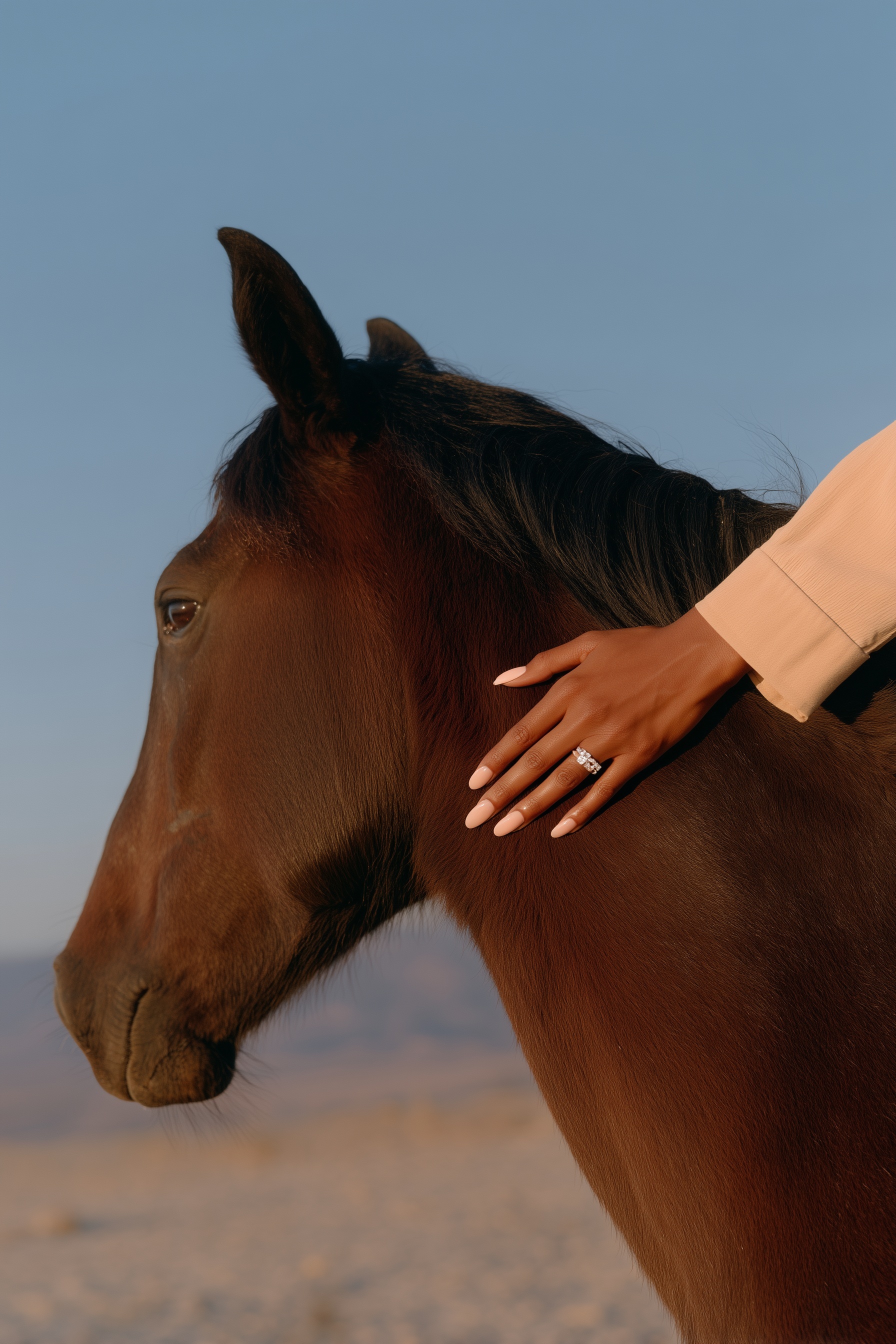 Embracing Nature's Beauty: A Tender Moment