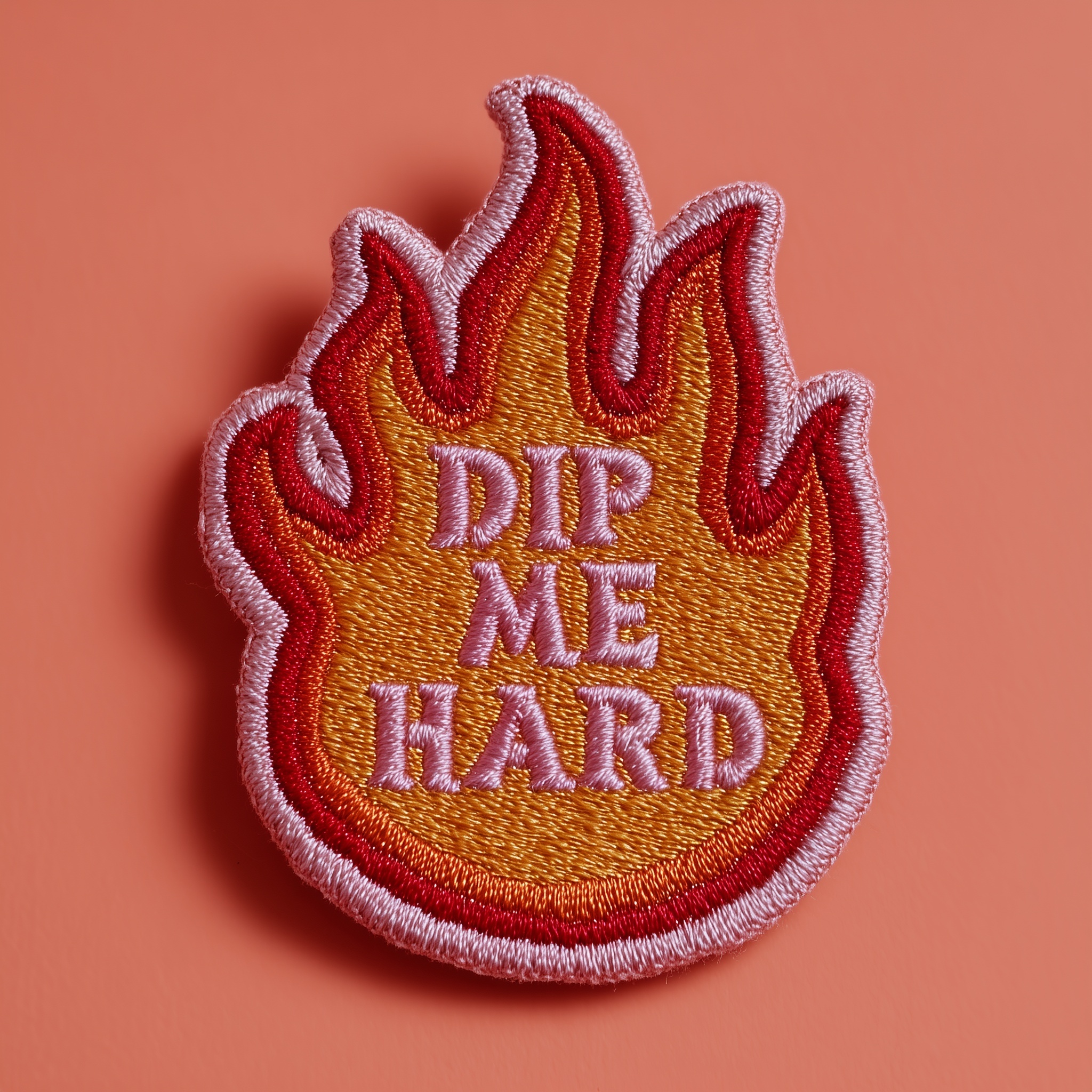 Flaming Patch: Dip Me Hard in Bold Colors