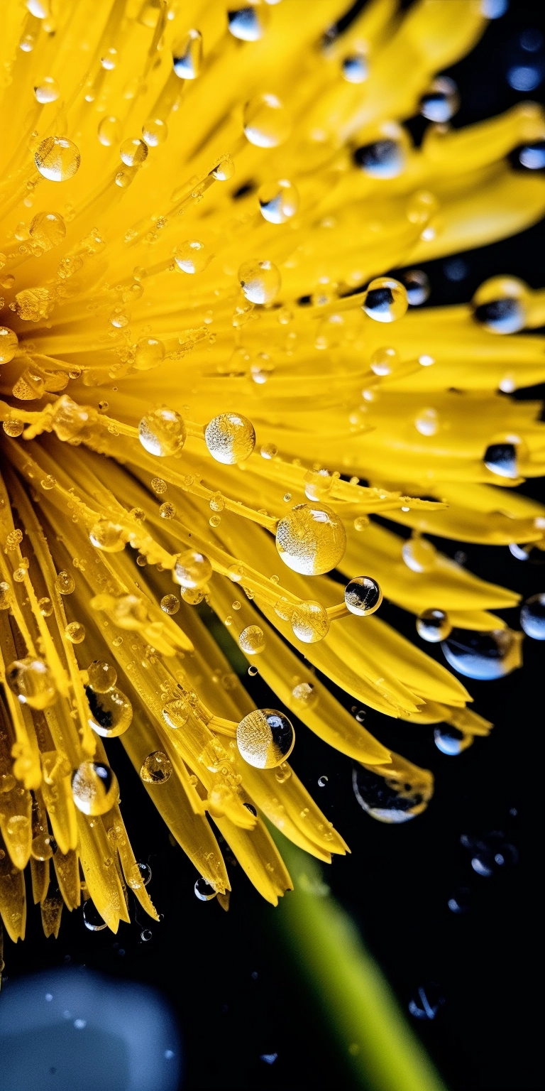 Dramatic Dandelion: Intriguing 8K Macro Photography