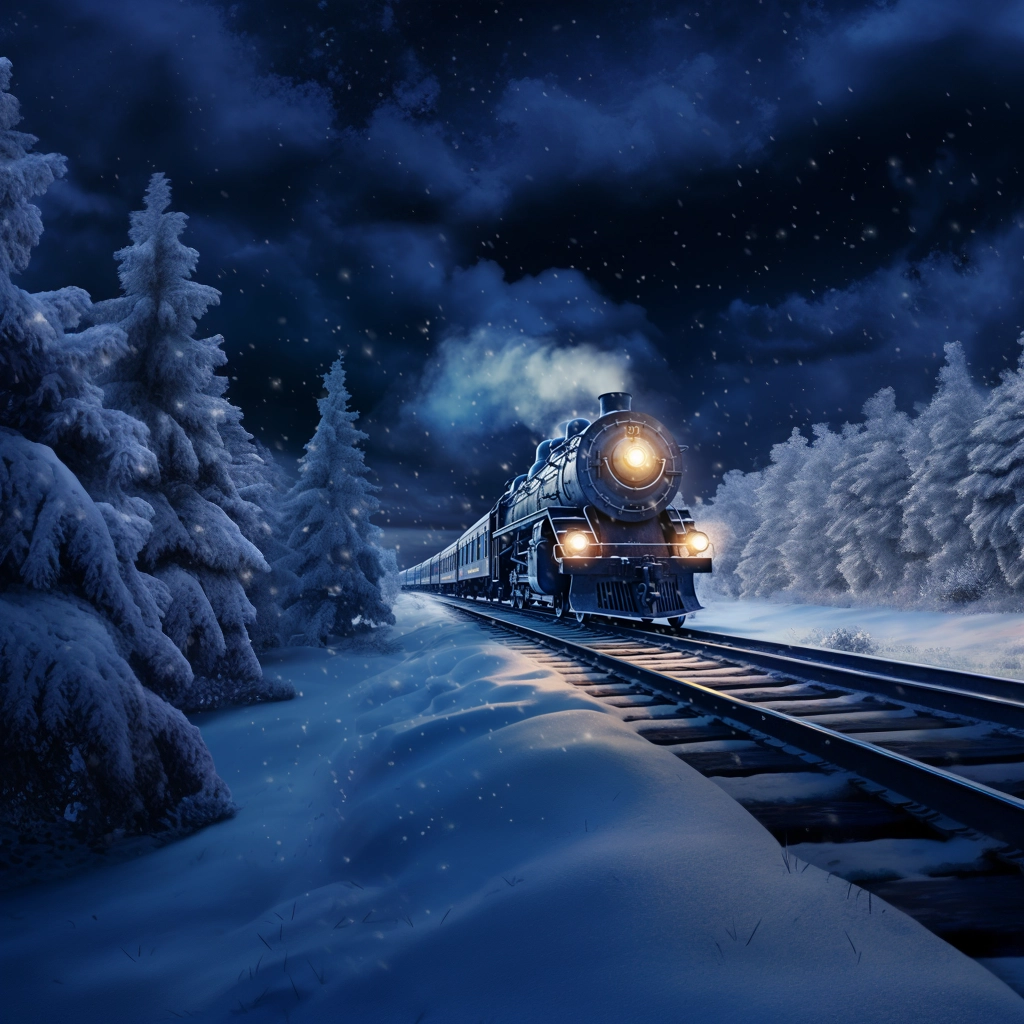 Magical Journey on a Snowy Night: The Polar Express