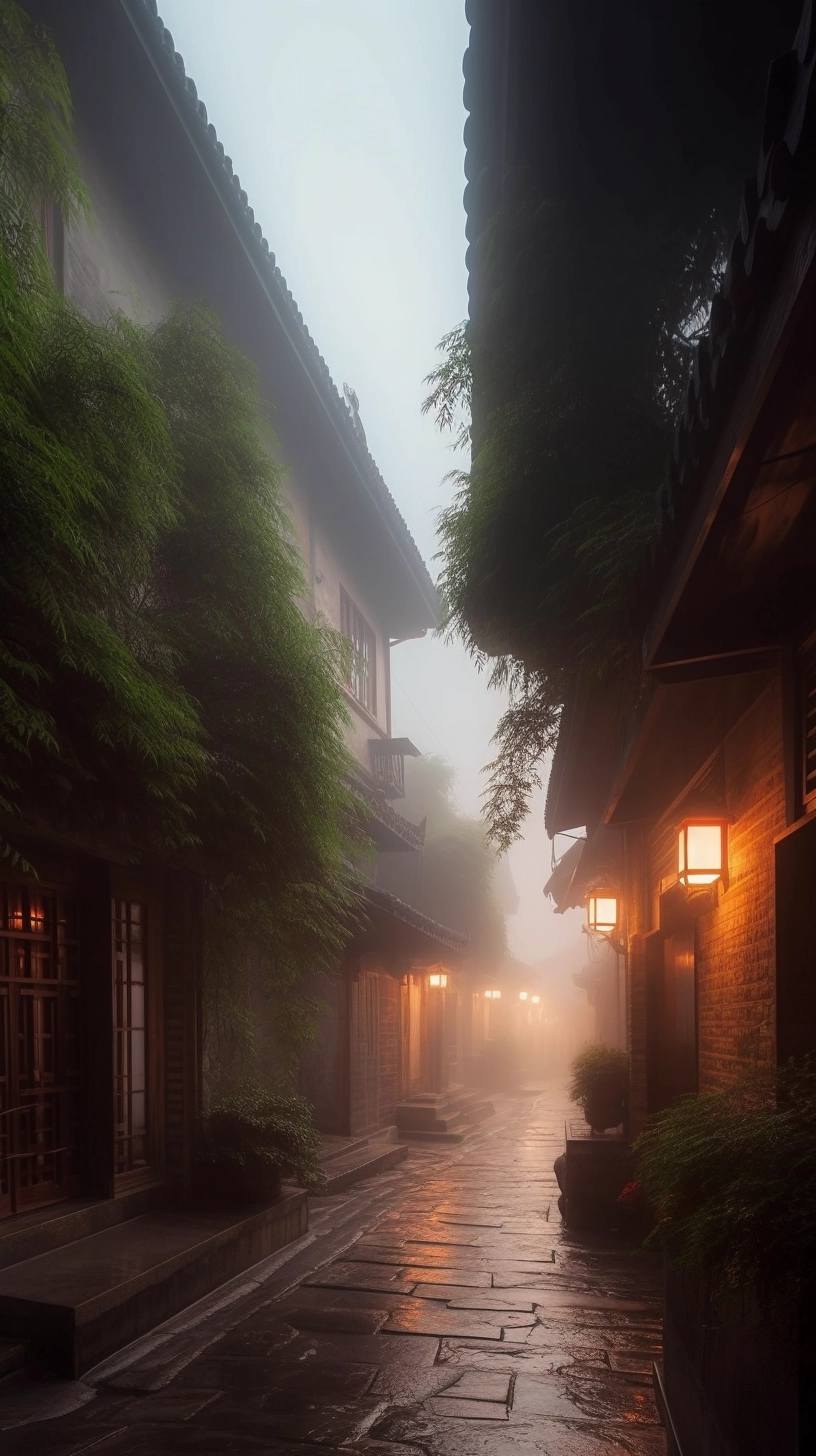 Jiangnan Ancient Town: Soft & Beautiful Evening Light